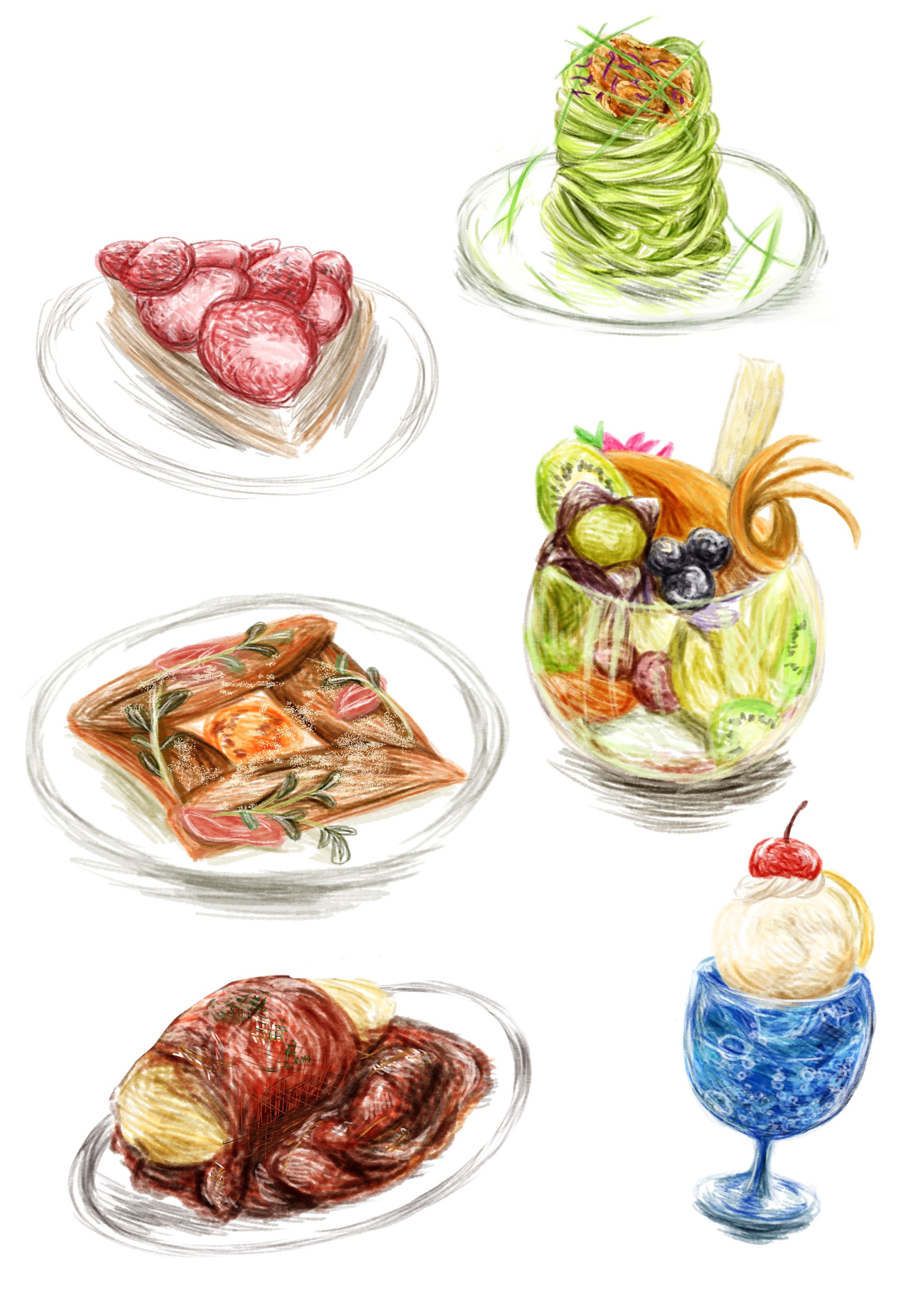  食べ物イラスト-1