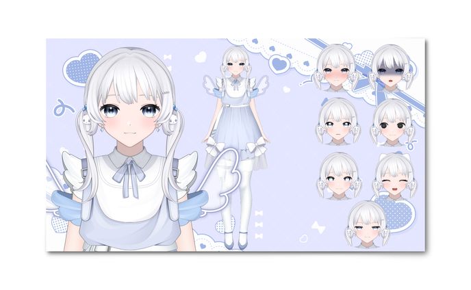 Vtuberデザイン/望汰こゆ様