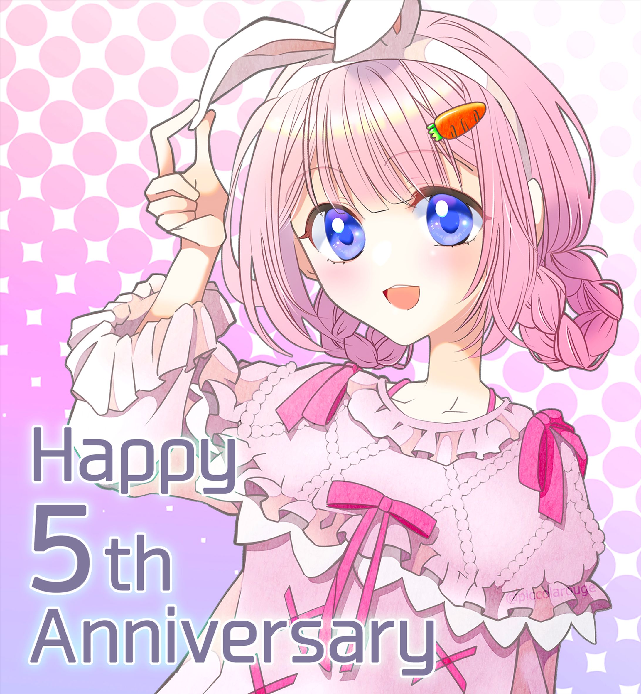周央サンゴちゃん5周年記念絵(透過あり)-1