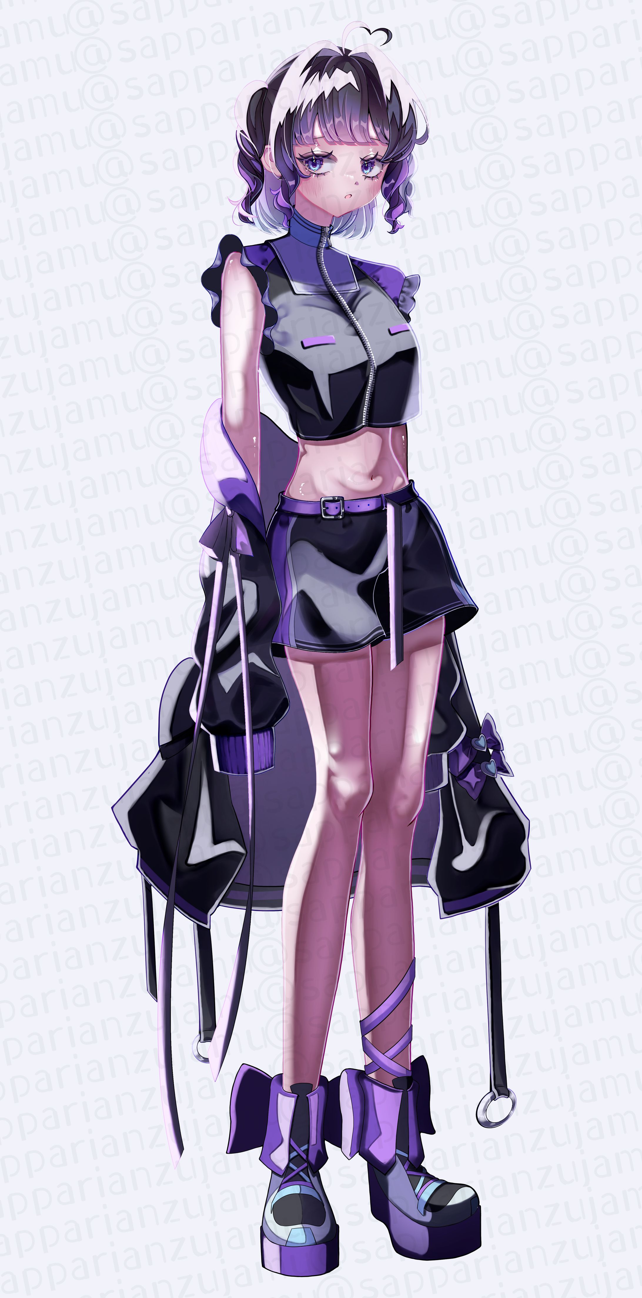 【イラスト制作】自作UTAU音源立ち絵-1