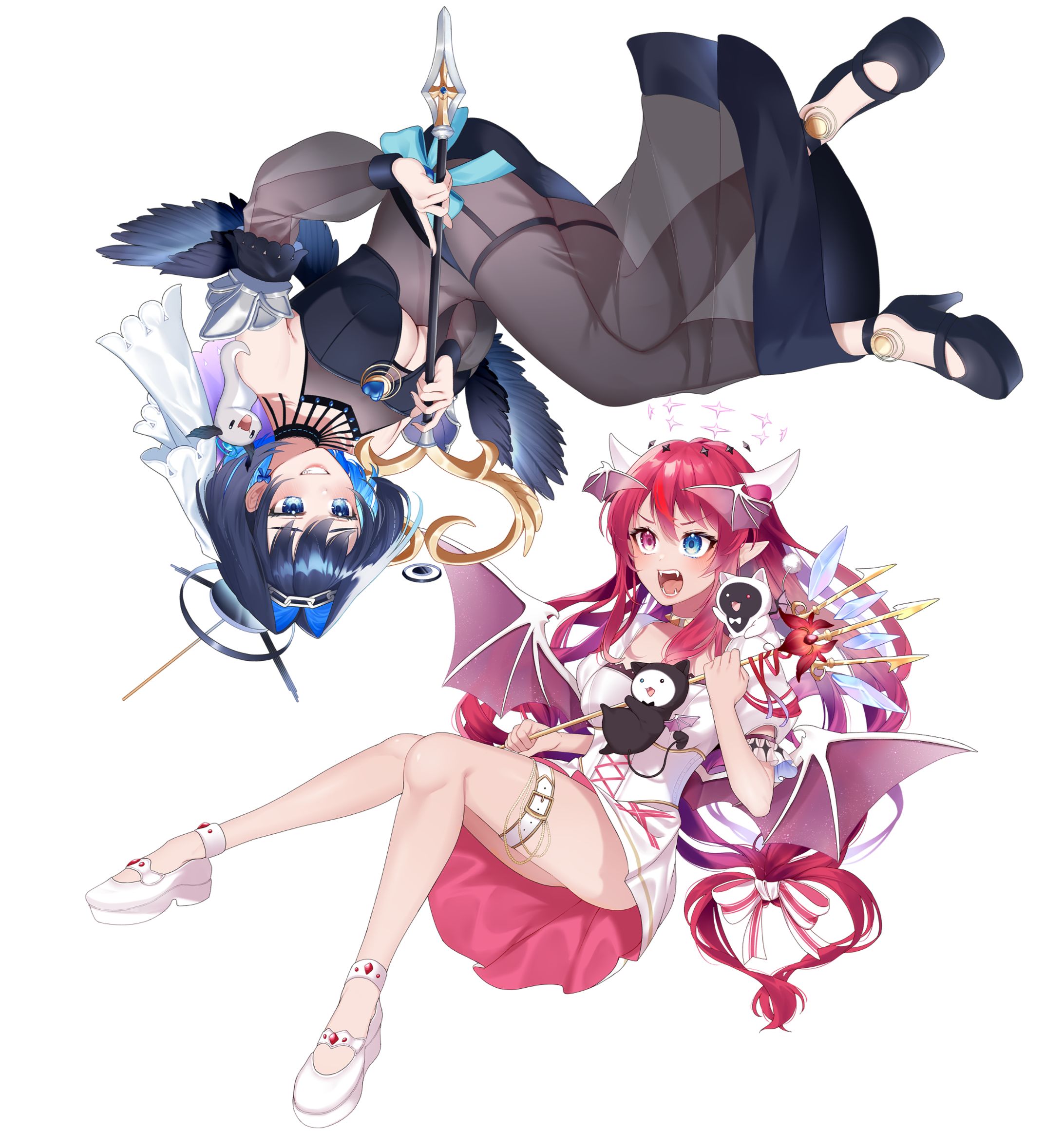 カバー(株)様 ご依頼イラスト/Hololive EN 歌ってみたイラスト-1