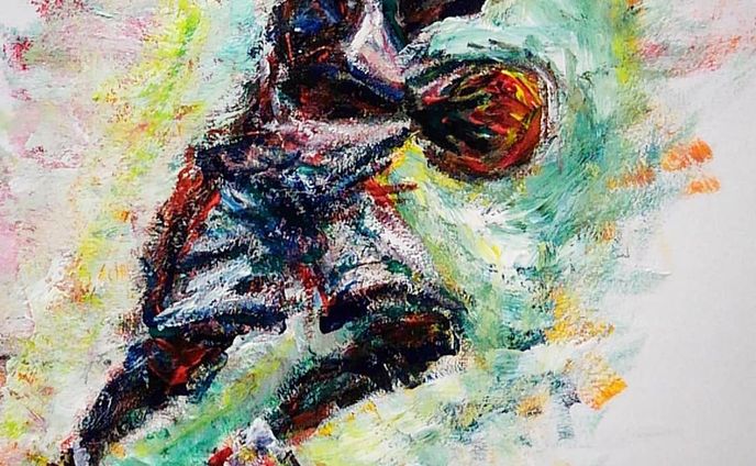 #今日は #バスケの日
#basketball
◆
#今日は何の日
#whatistoday
#drawing #art 
#illustration
#一日一絵
#一発描き 
#下書きなし
#ctrlzの効かない世界