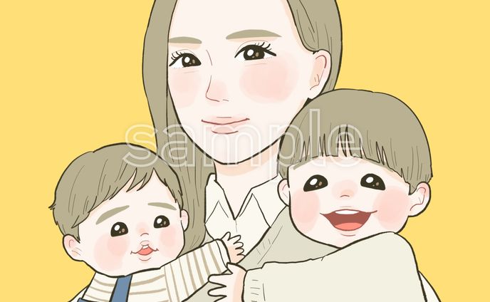 ママと子供たち