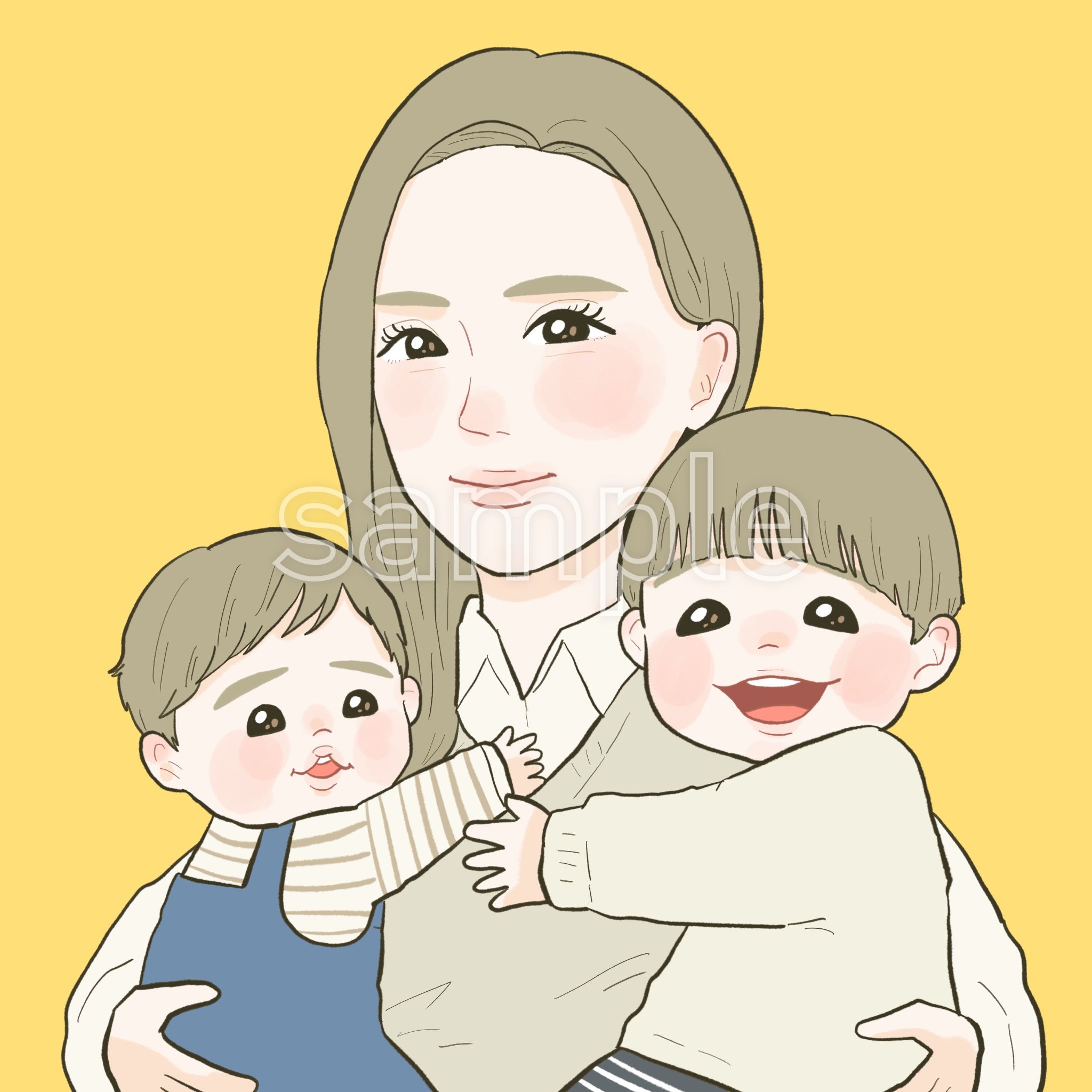 ママと子供たち-1
