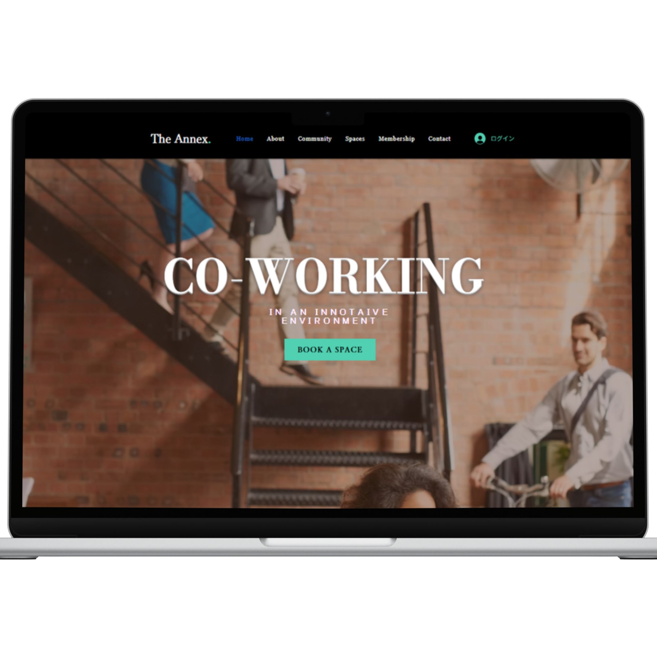 企業サイト B（コワーキングスペース HP制作 / WIX構築）-1