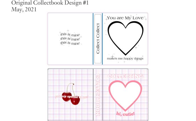 Original Collectbook 表紙・裏表紙 デザイン