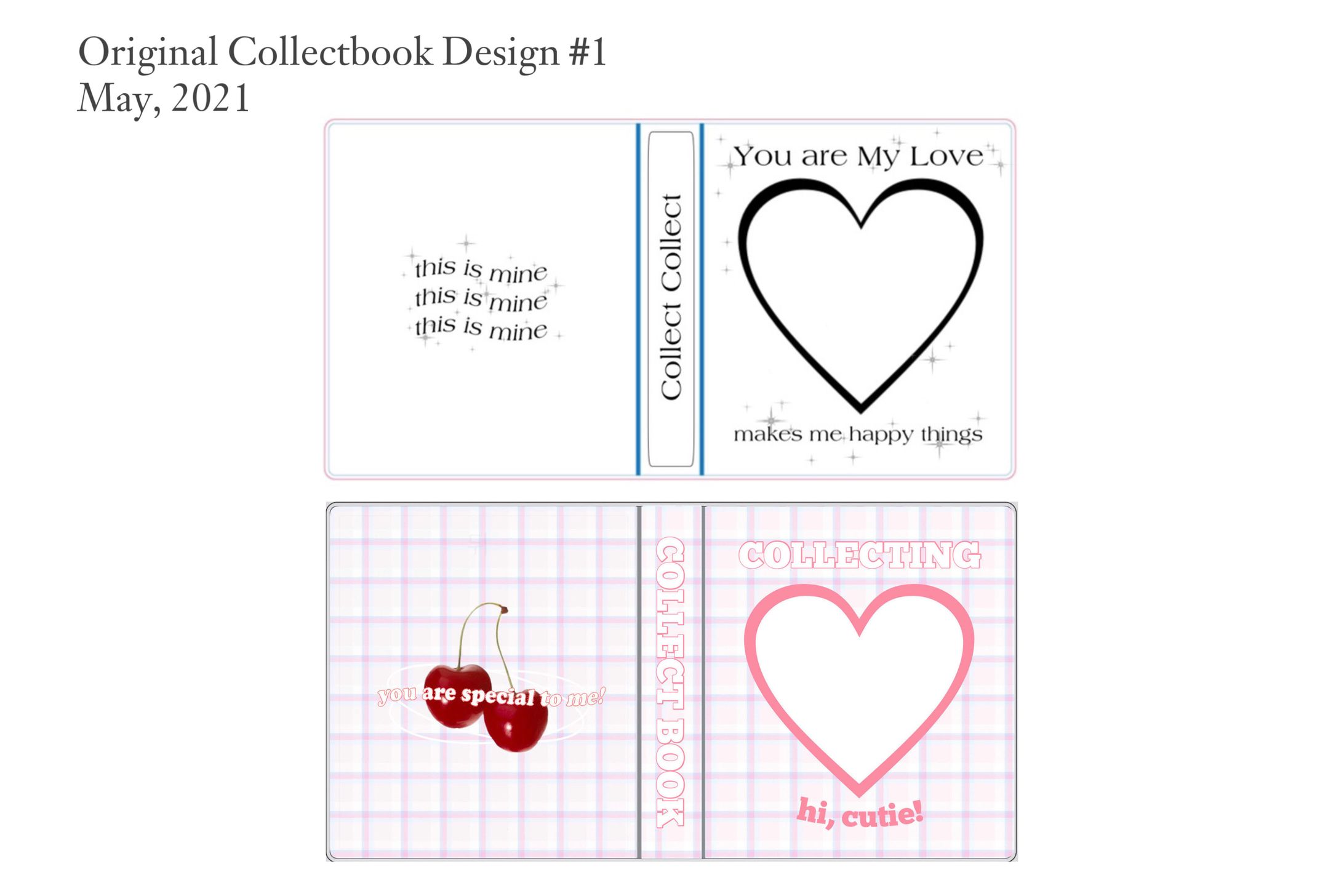 Original Collectbook 表紙・裏表紙 デザイン-1