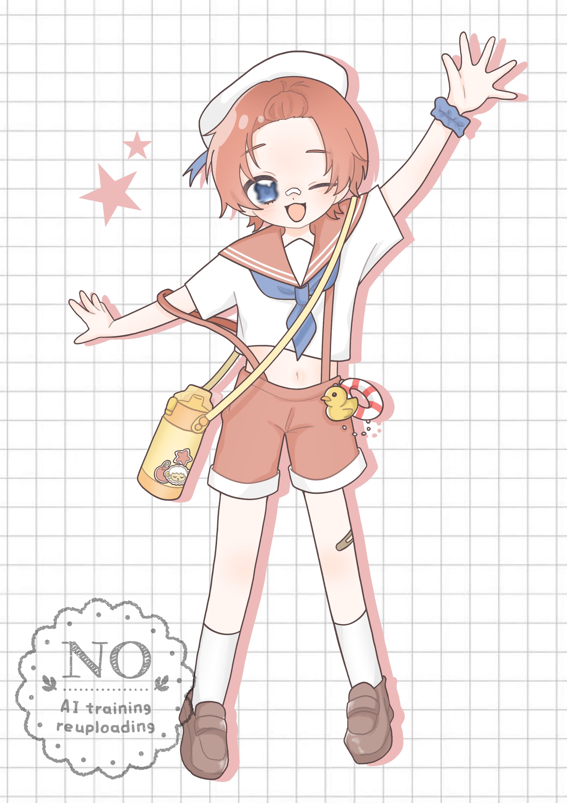 えむふぉ様　夏ビジュアルイラスト-1