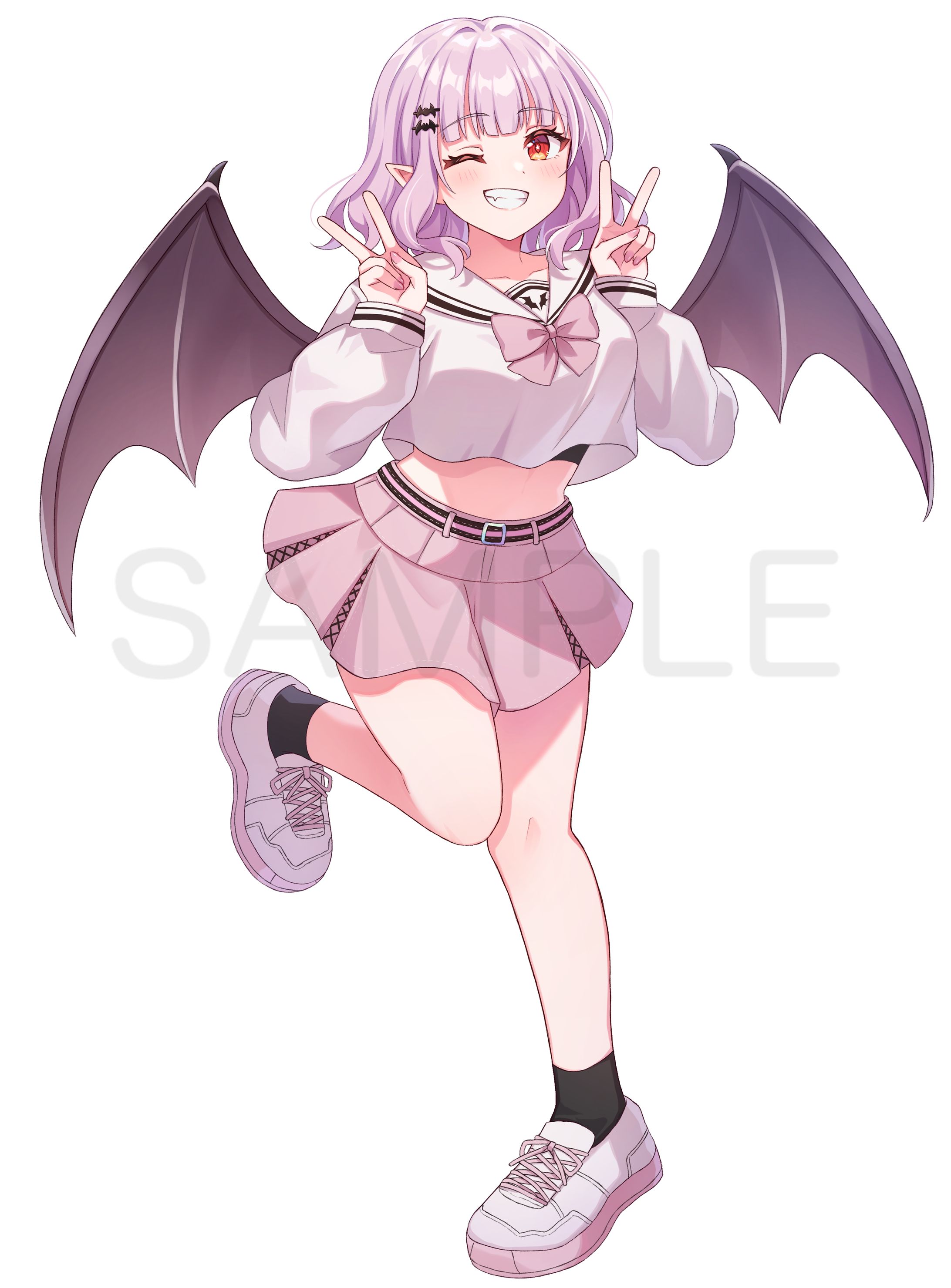 【Work】レイラ・マグノリア様　立ち絵イラスト-1