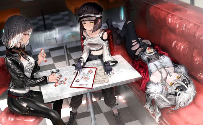勝利の女神：NIKKE　リリース記念イラスト