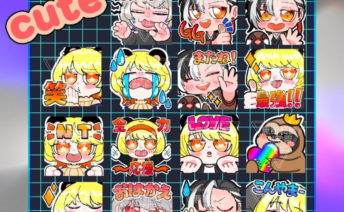 【静止画】配信用スタンプ