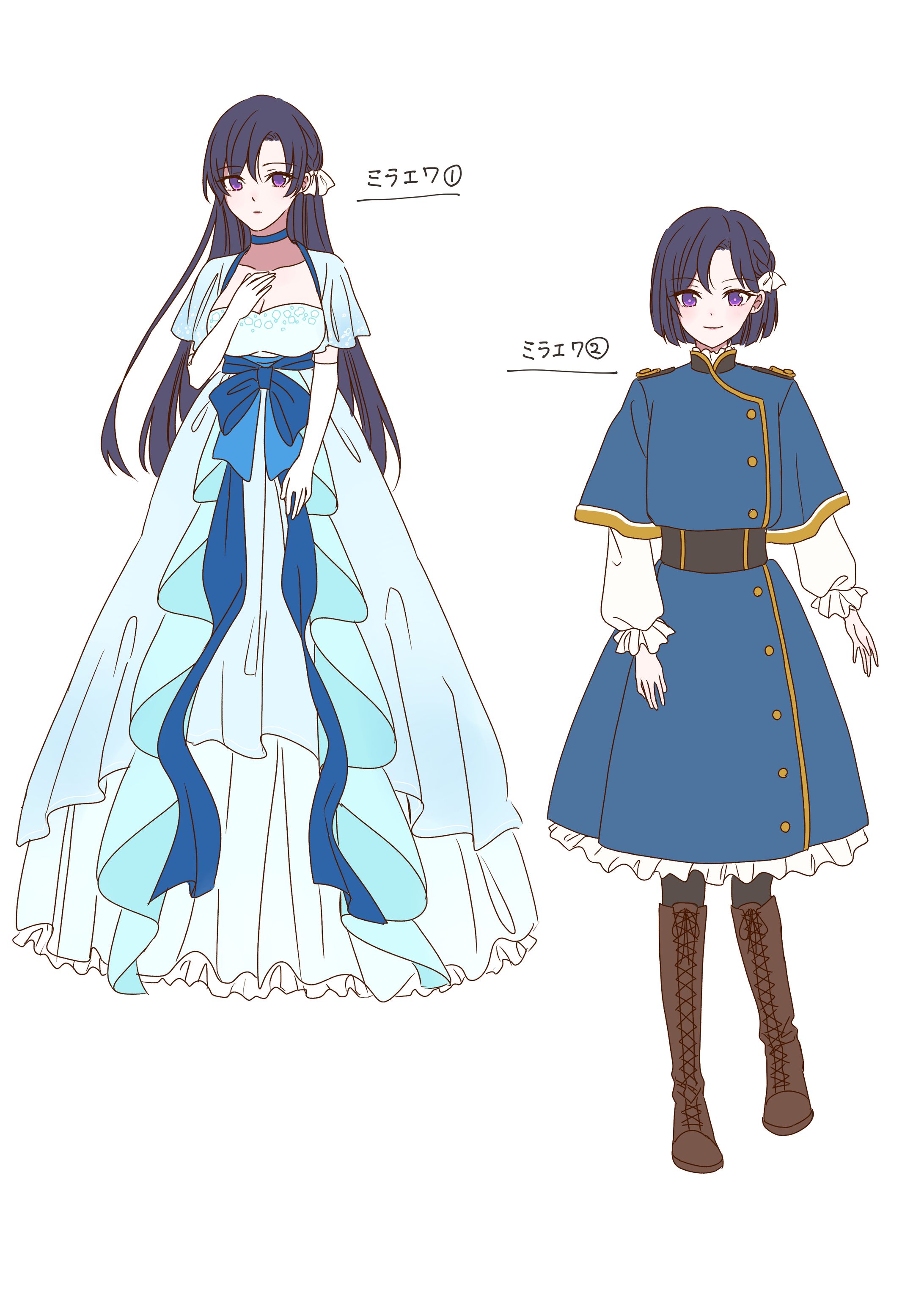 キャラクターデザイン　立ち絵-1