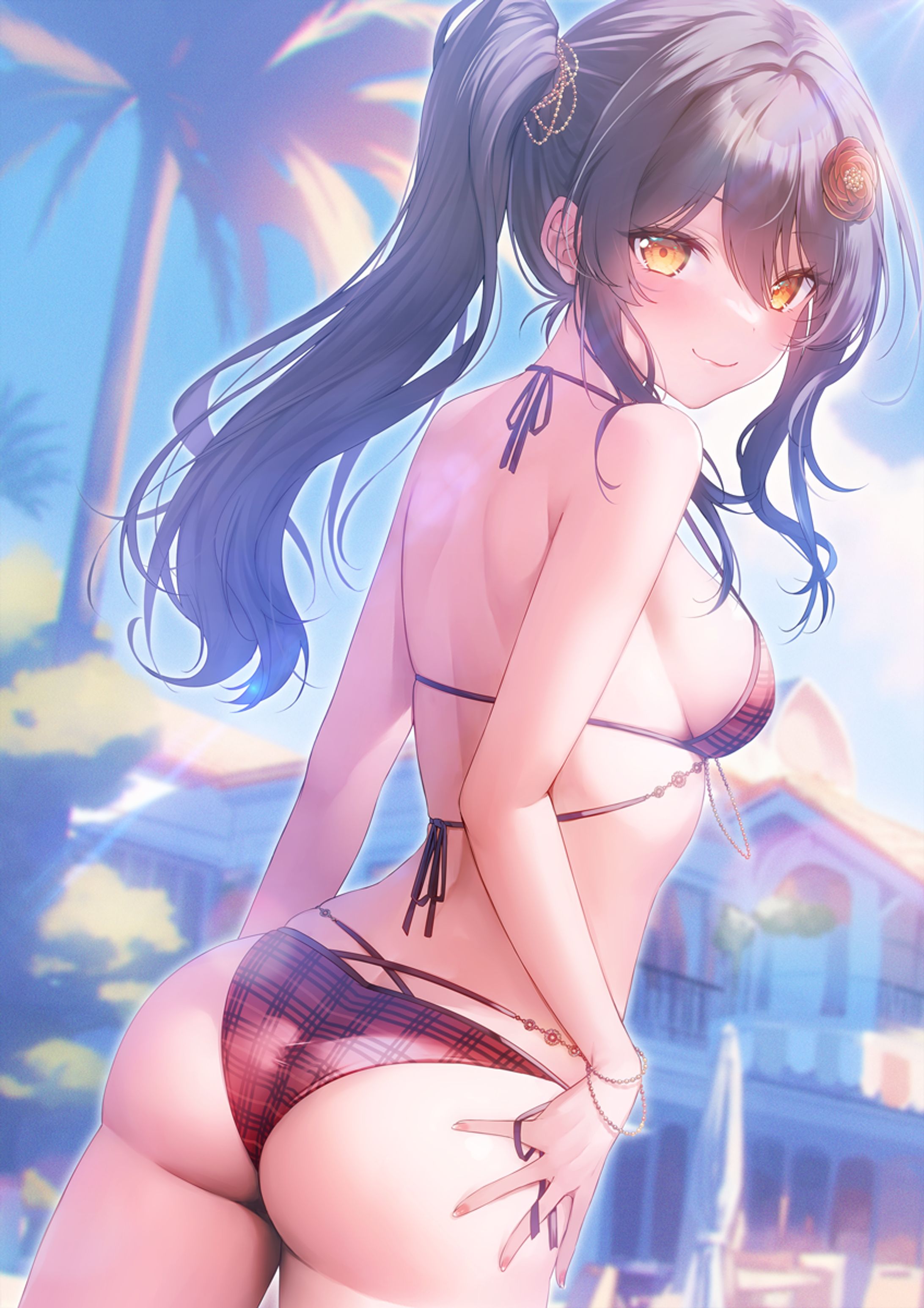 〖イラスト〗Vtuber リアン・アニマリア・椿様 生誕記念グッズ用〖一枚絵〗-1