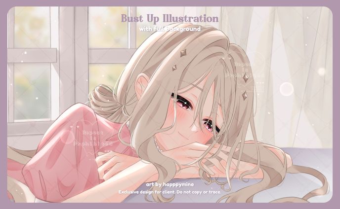 Bust Up Illustration