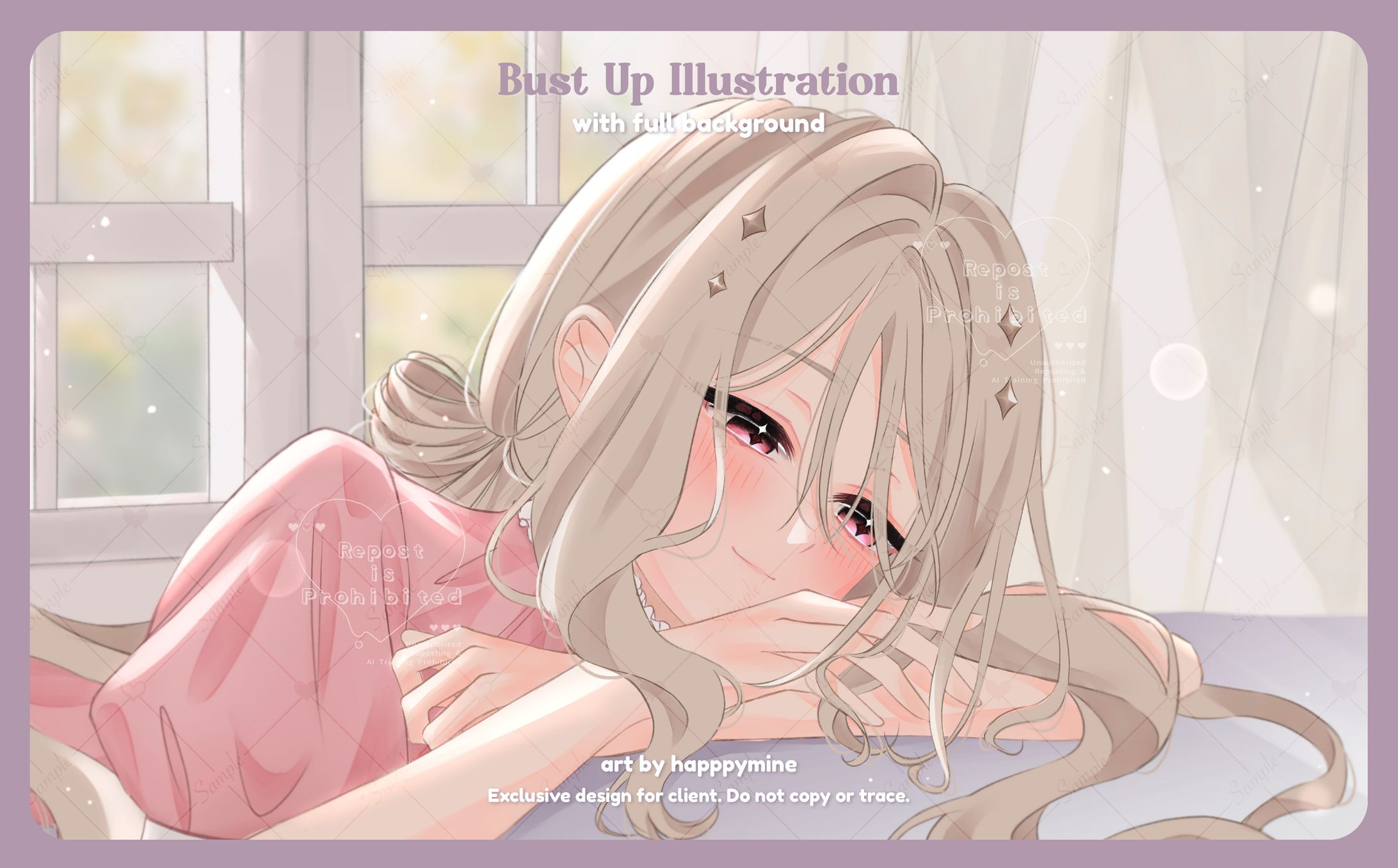 Bust Up Illustration-1