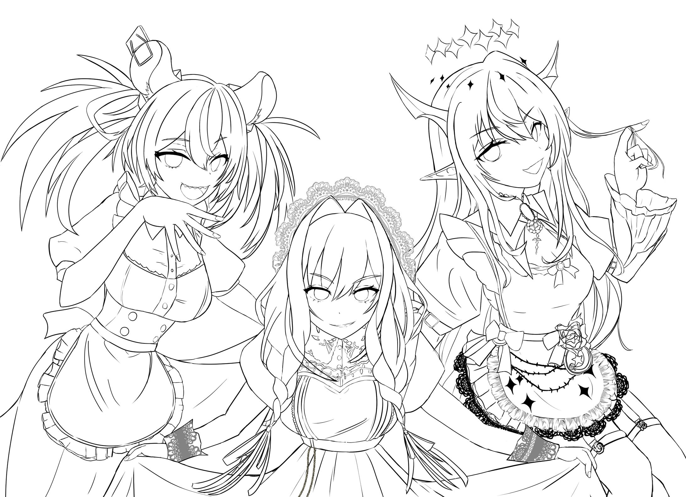 イラスト48(ファンアート：ホロライブEN・Promise)-1