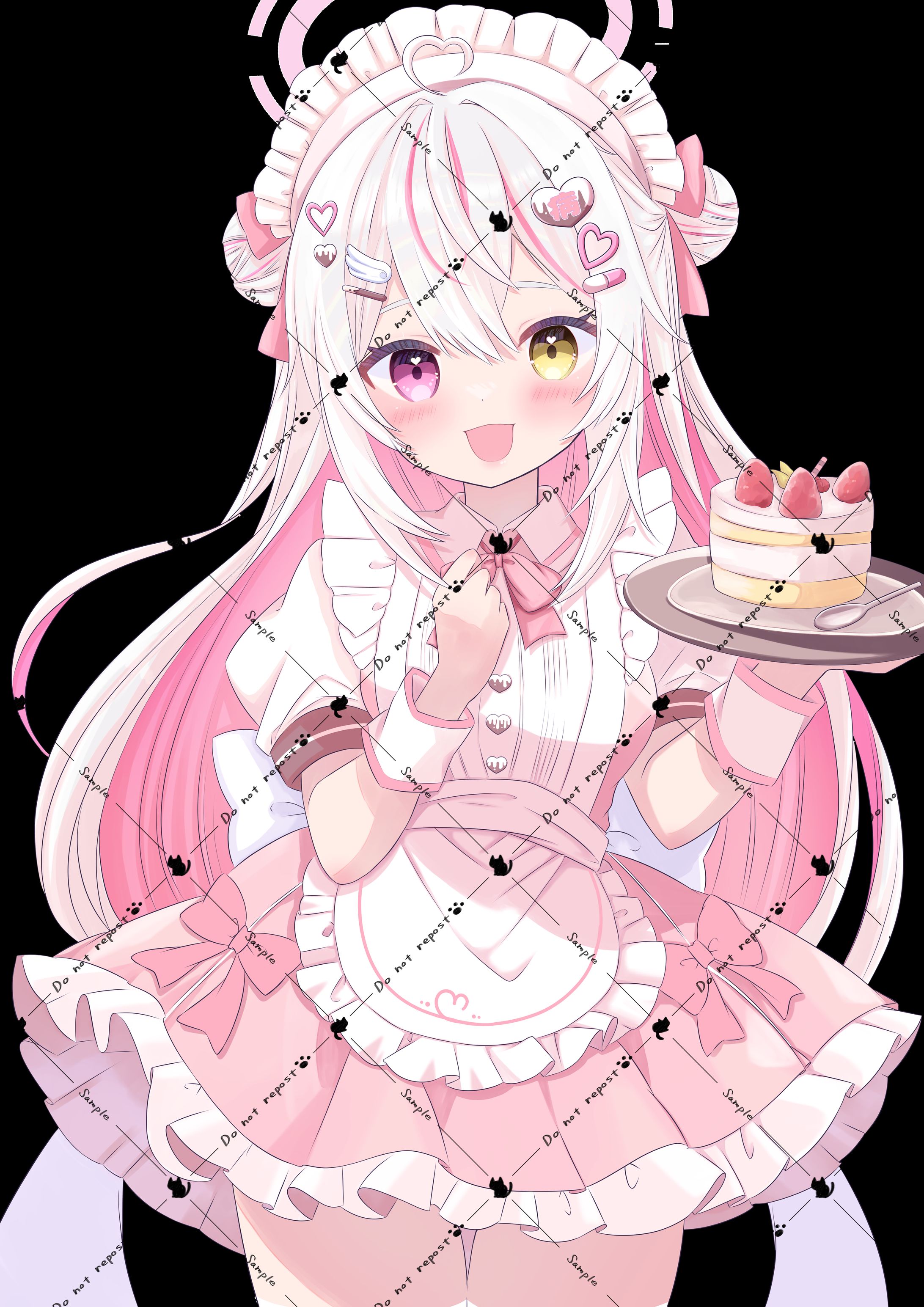 ぴんくなかわいい　メイドさん-1