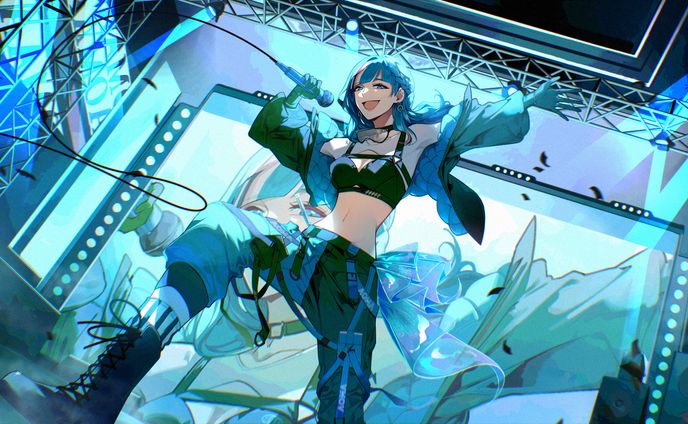 【歌ってみたイラスト制作】青馬ひすみ様