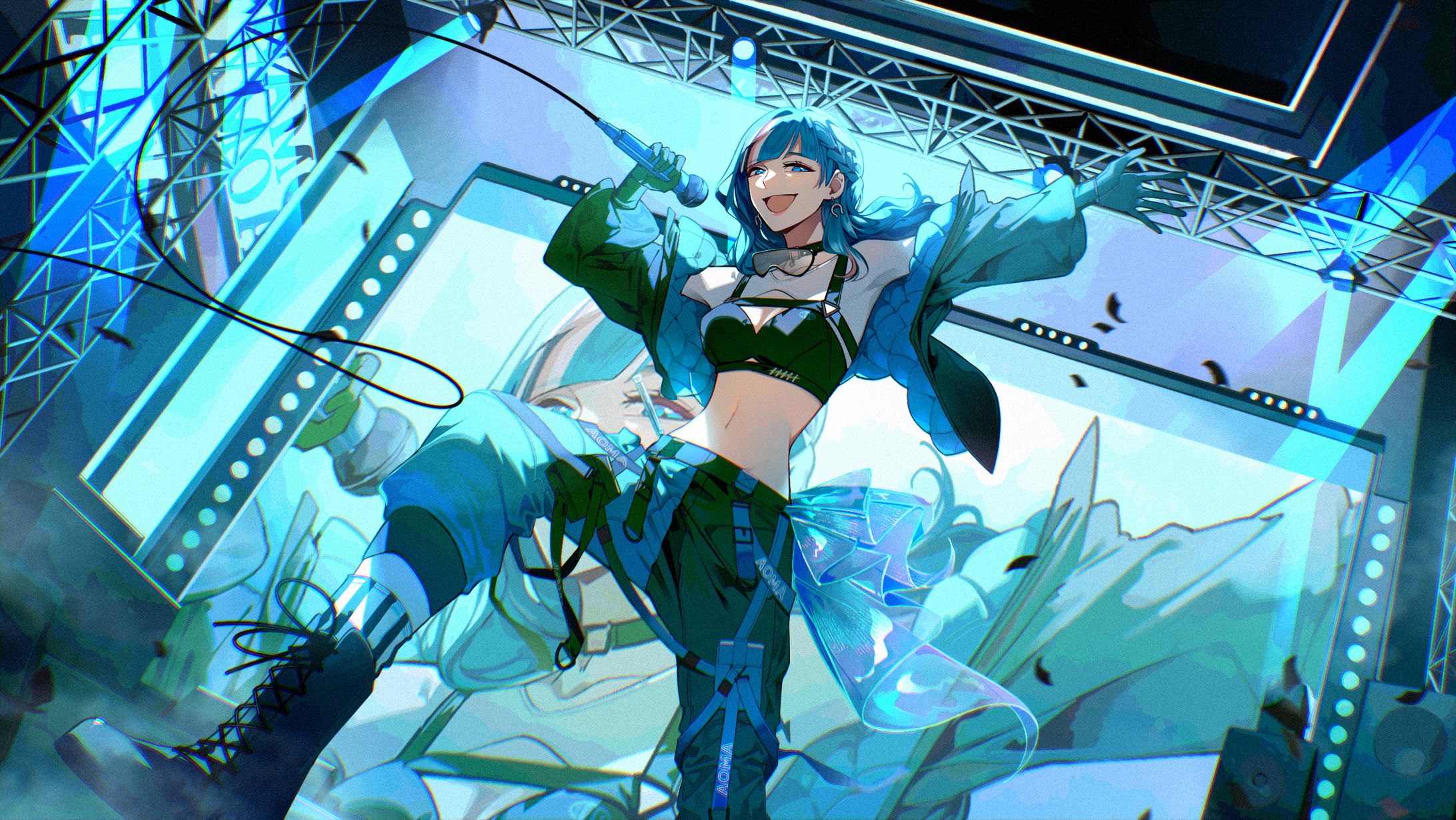 【歌ってみたイラスト制作】青馬ひすみ様-1