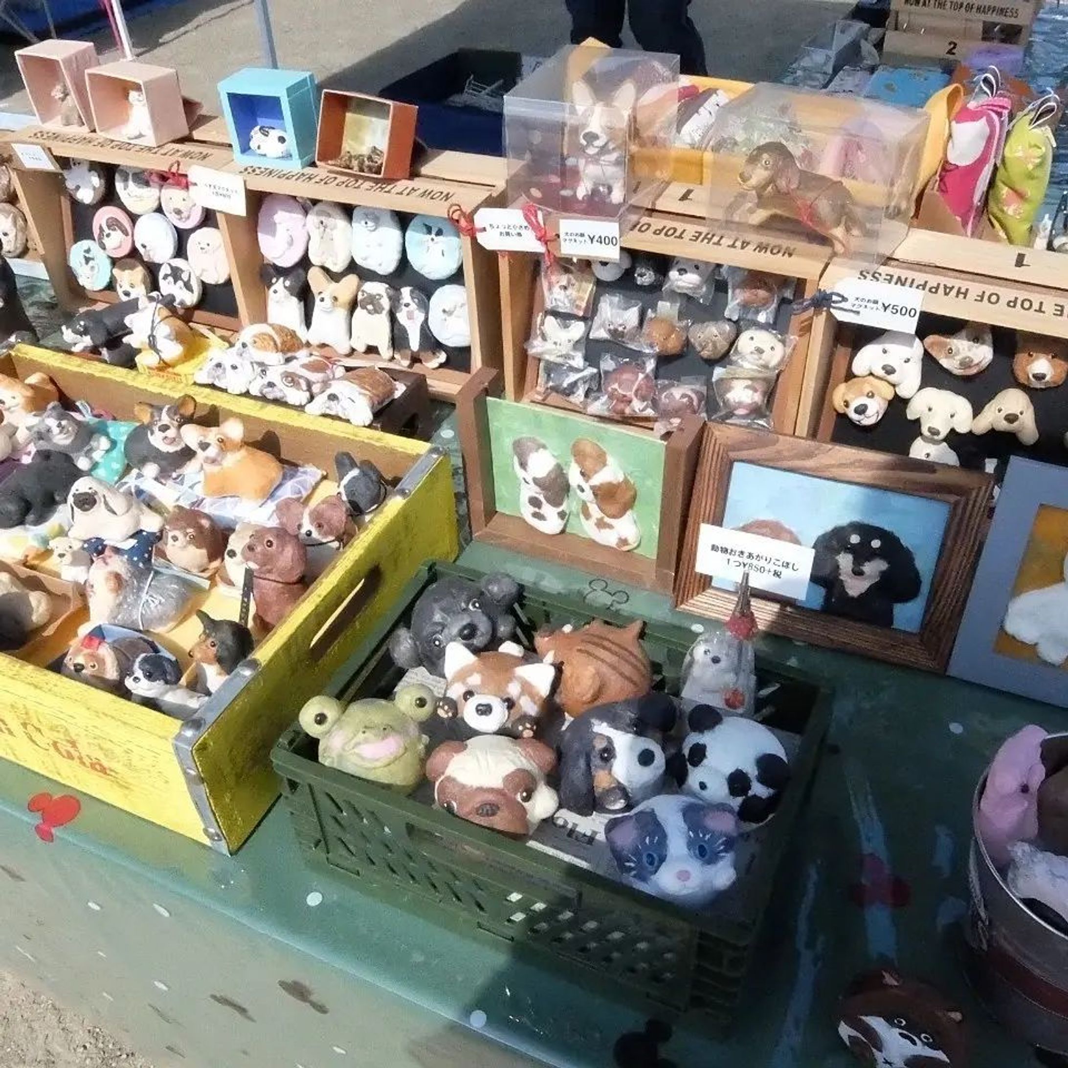 #あにまーるず 賑わっております😄#動物マルシェ#犬キャンドル#動物ハンドメイド#いぬすたぐらむ #にゃんすたぐらむ#岡山イベント#山陽町イベント-1