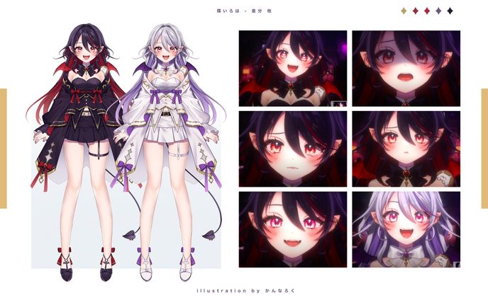 【Live2D立ち絵・ｷｬﾗｸﾀｰﾃﾞｻﾞｲﾝ】楪いろは様