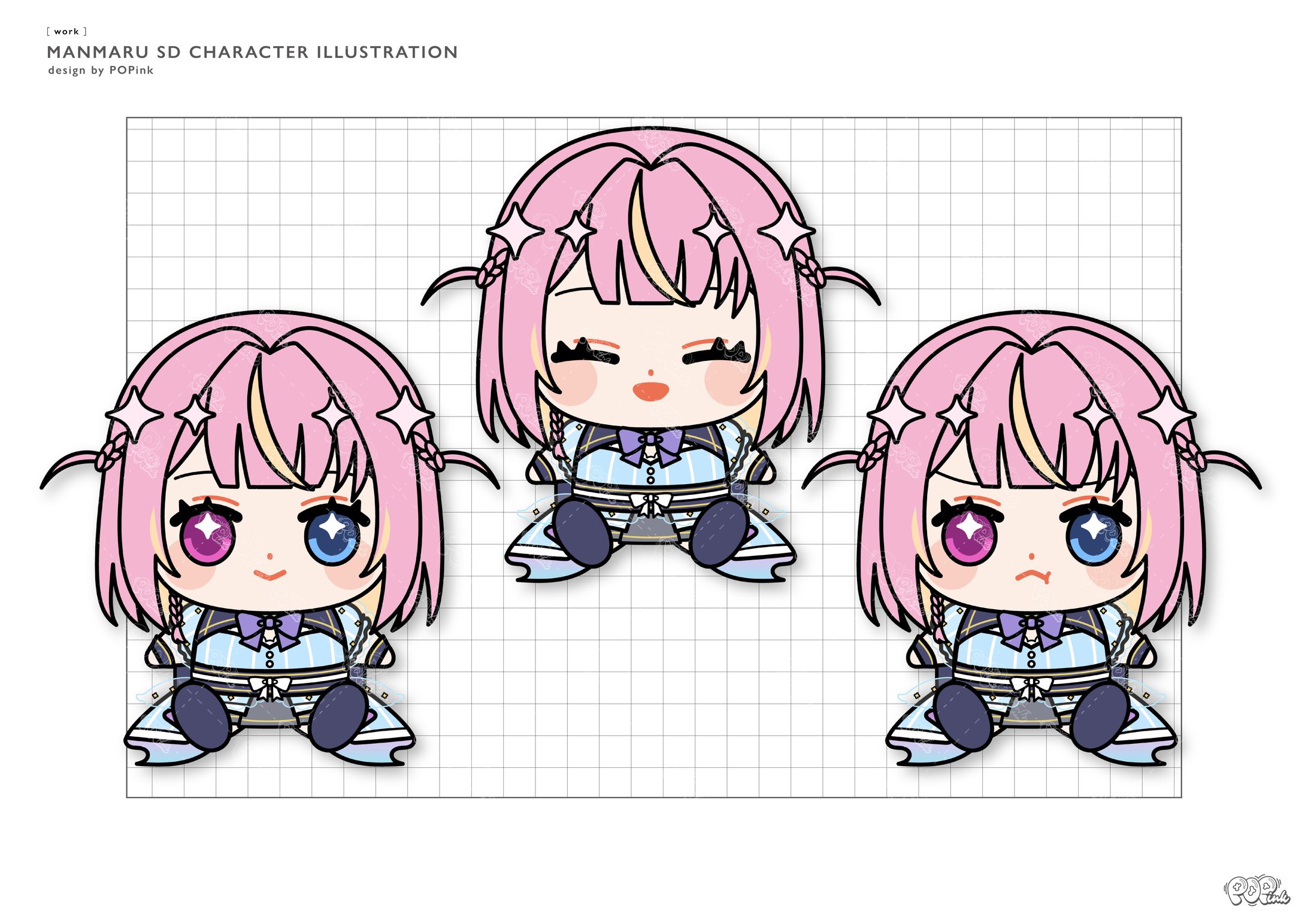 九条ゆら様｜SDイラスト-1