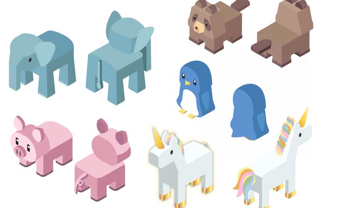 アイソメトリック動物