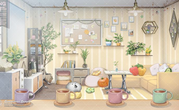 背景BG｜甜椒工房 - Streaming Room