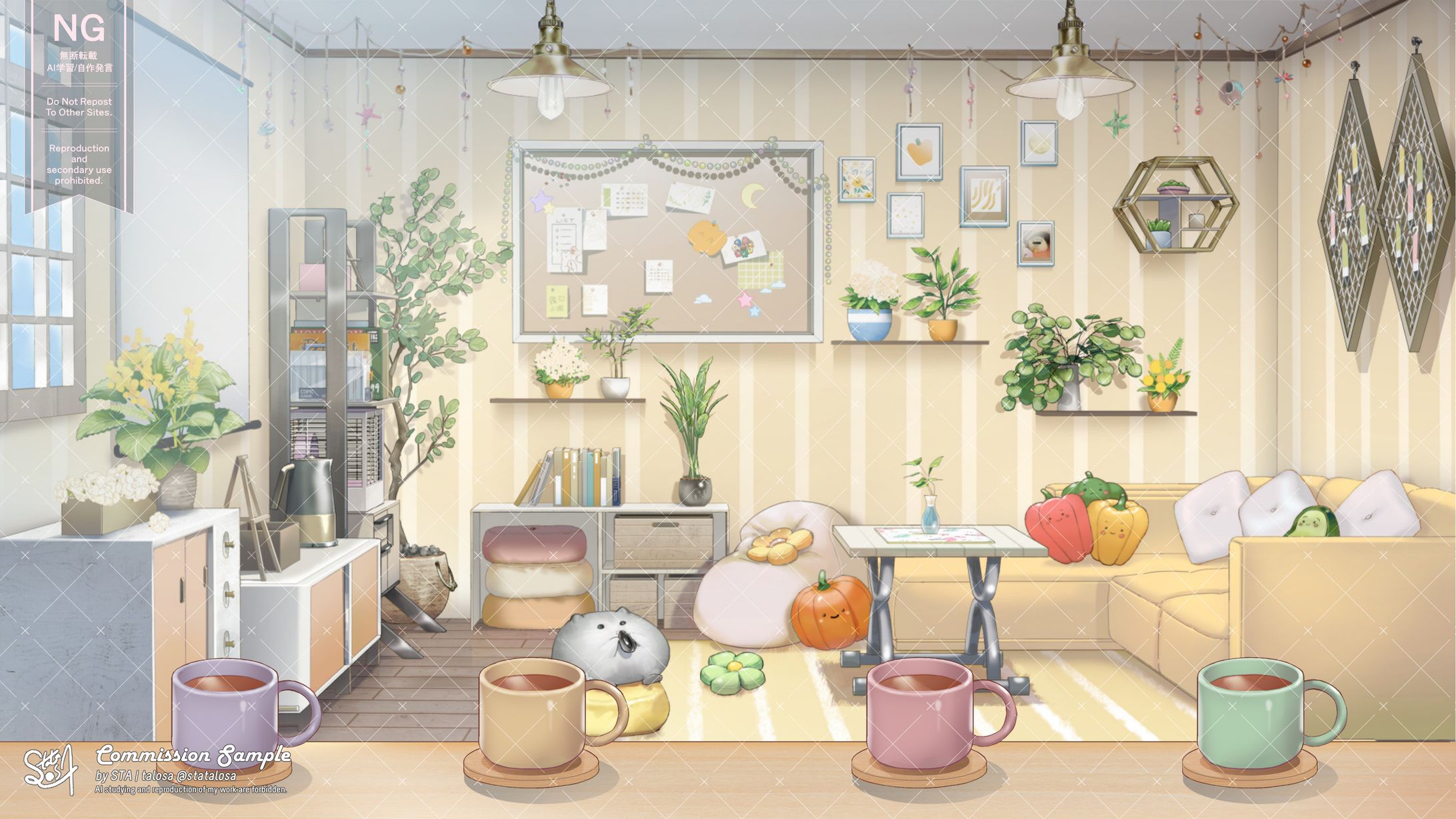 背景BG｜甜椒工房 - Streaming Room-1