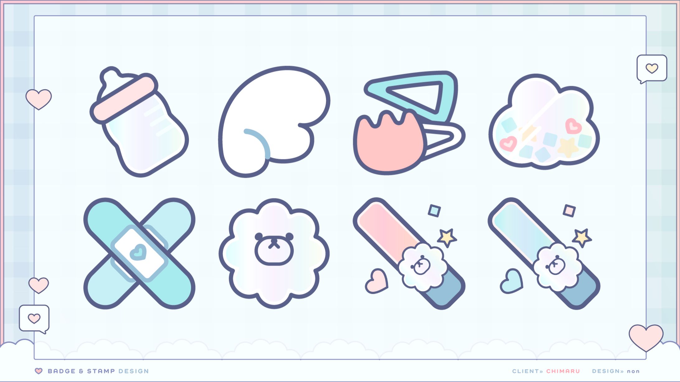 Badge & Stamp｜CHIMARU-1