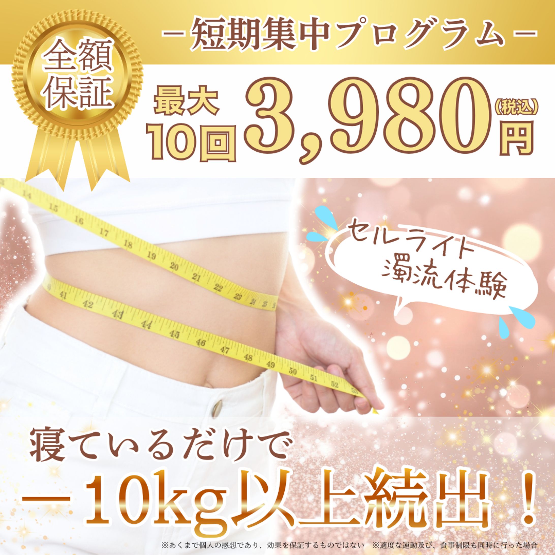 制作物：短期集中プログラム 　エステPR広告-1