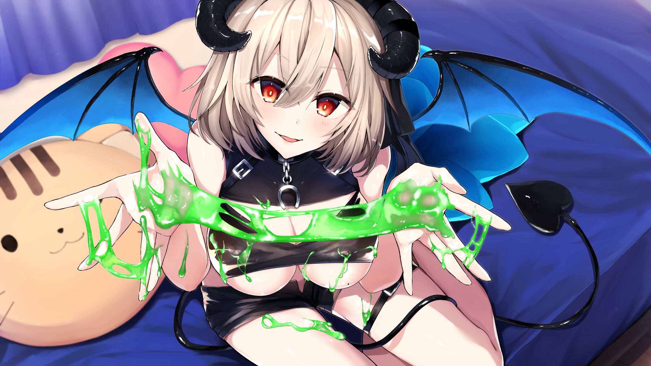 暁方叶鈴様生放送用イラスト-1