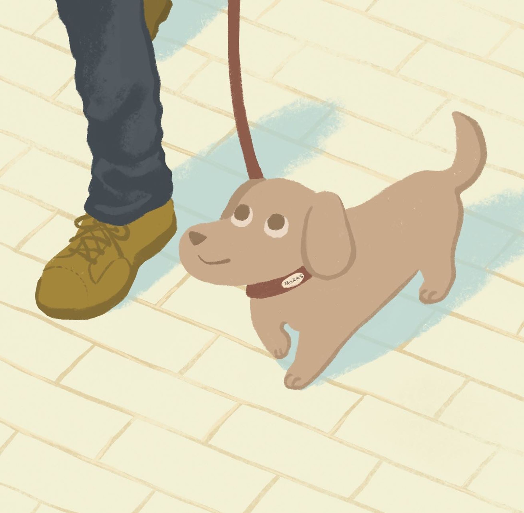 お散歩🐶

#いらすとぐらむ  #イラスト　#ゆるいイラスト　#犬　#ダックスフンド　#illustration-1