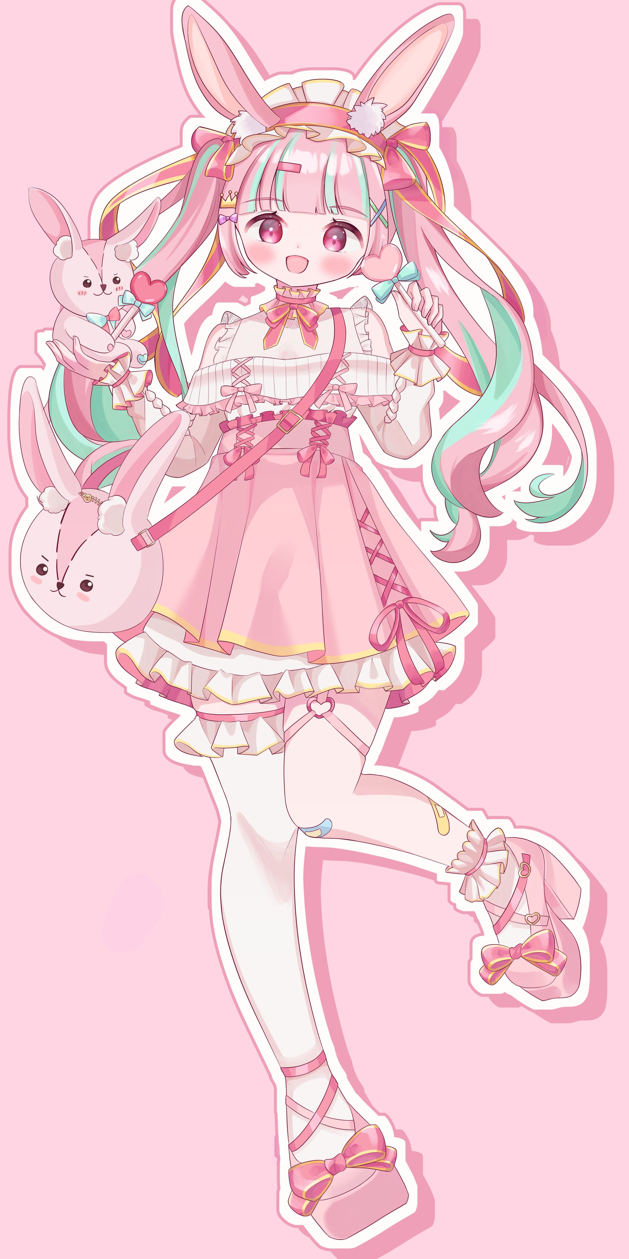 配信活動用立ち絵（量産型/地雷系衣装）-1