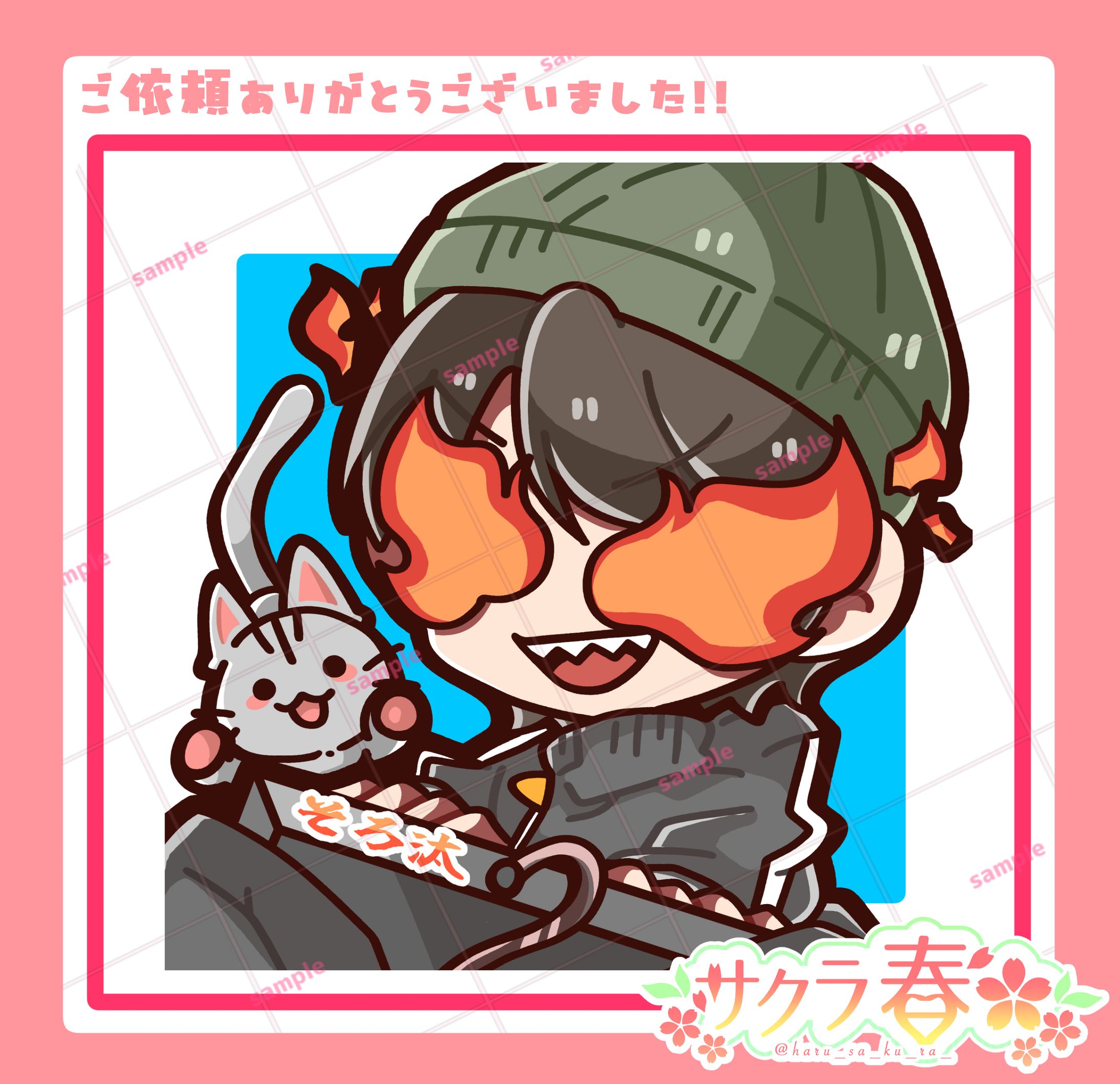 【ご依頼品】アイコン用イラスト-1