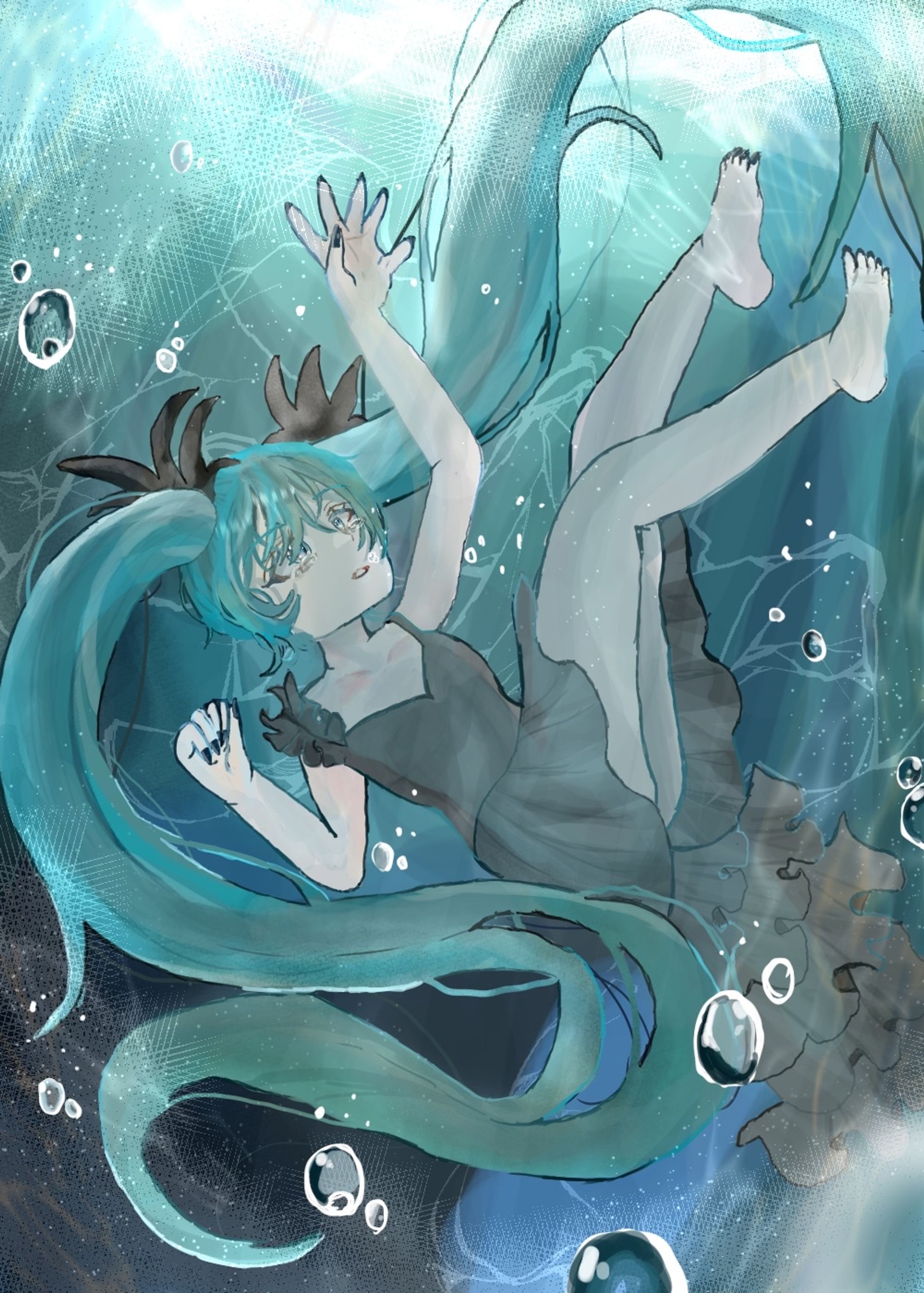 二次創作イラスト-1