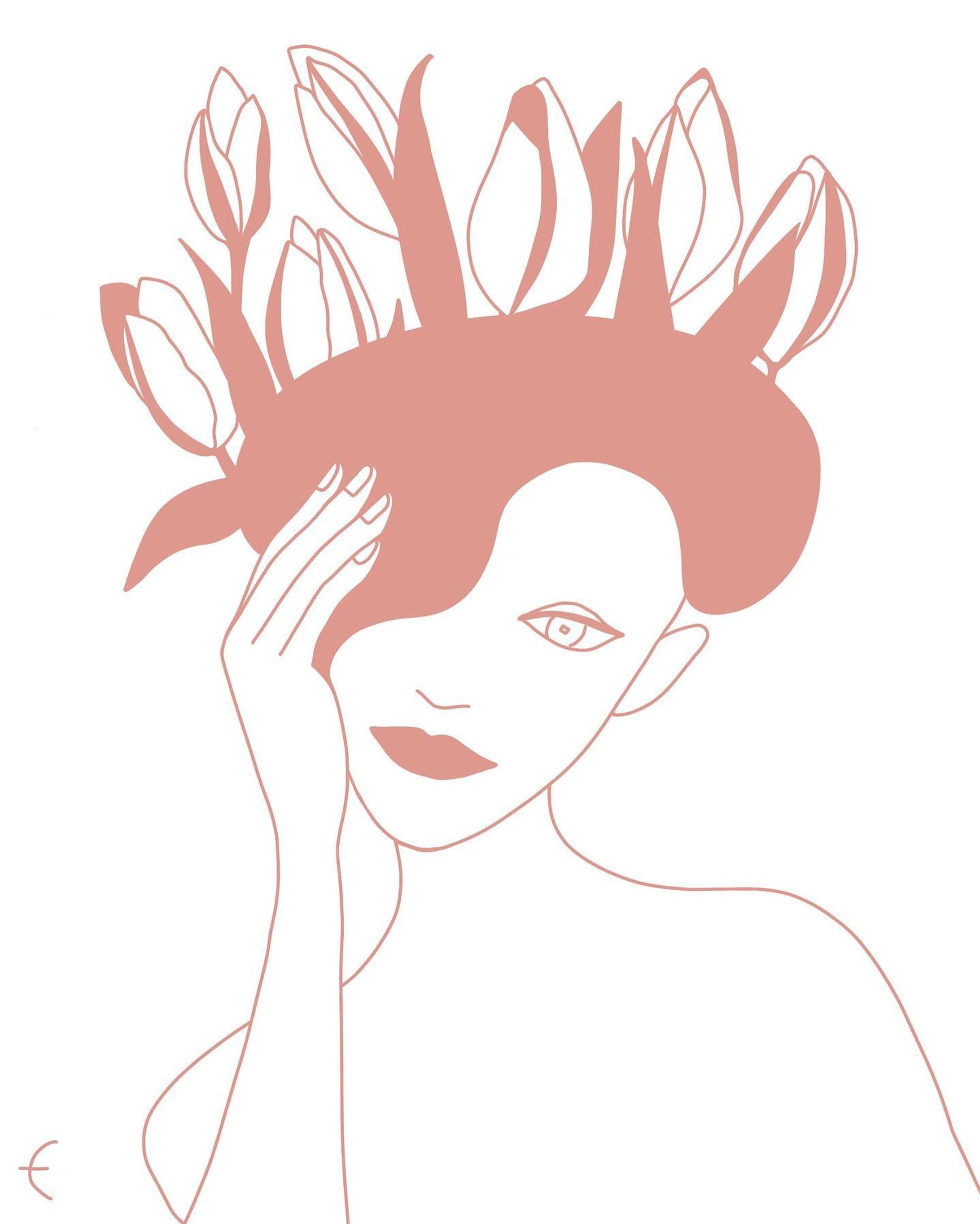 -
Love  愛
From a series of 
“Within your wall”

#illustrationfashion #ladyportrait #love #valentinesdaygift #worksonpaper #tulipes #floraldesign #graphicartist #magazineeditorial #愛 #チューリップ #花屋さん #ヘアスタイル #イラストレーター #バレンタイン #チョコレート #美容 #ポートレートモデル #雑誌 #ワントーン #絵のある暮らし #パッケージデザイン #グラフィックデザイン-1