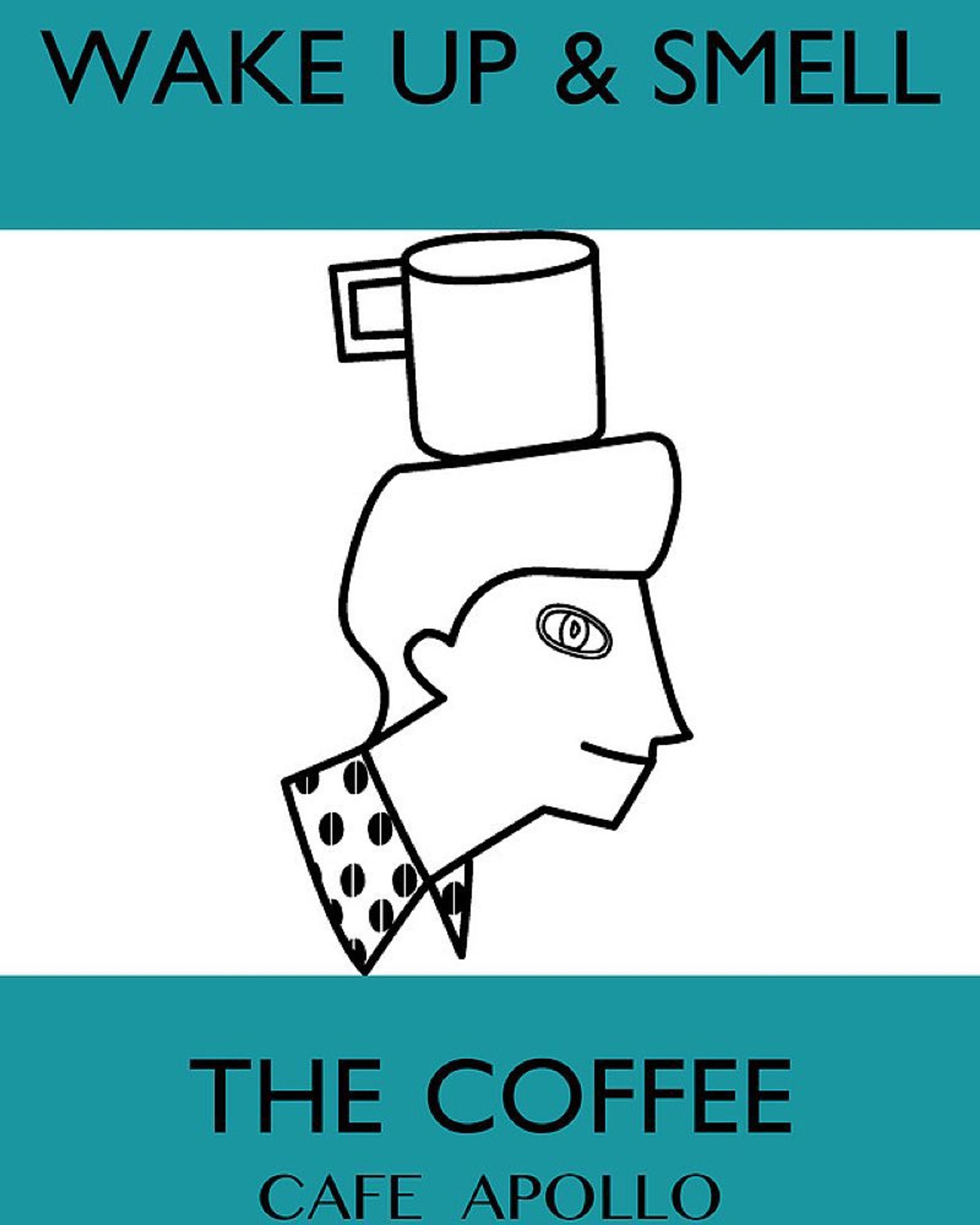 #cafe #apollo #tea #coffee #British #uk #beans #teasalon #mug #cafeposter #teacup #london #soho #紅茶 #カフェ #女性 #男性 #イギリス #ロンドン #イラスト #アート #イラストレーター #ポスター #喫茶店 #illustrator #illustration #art #コーヒー #珈琲 #elliekubota-1