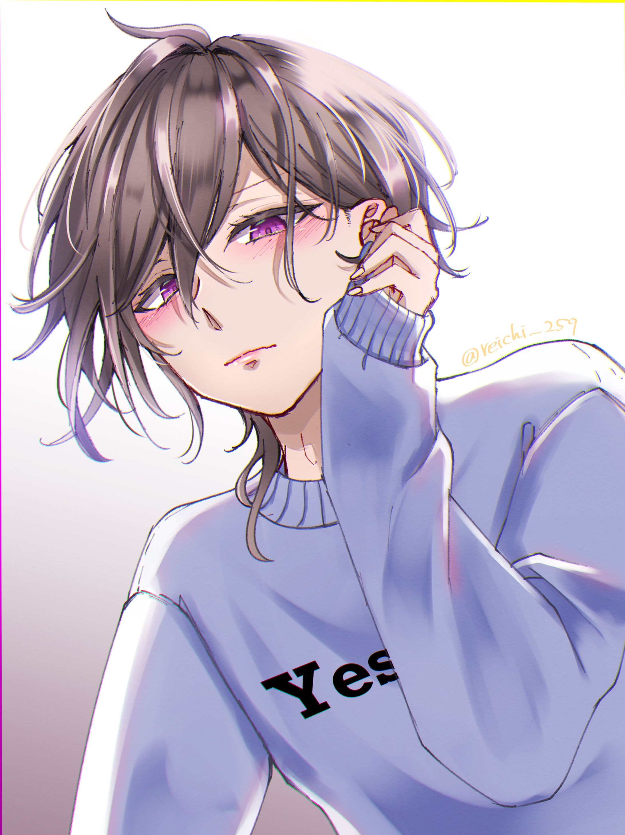 照れ顔-1