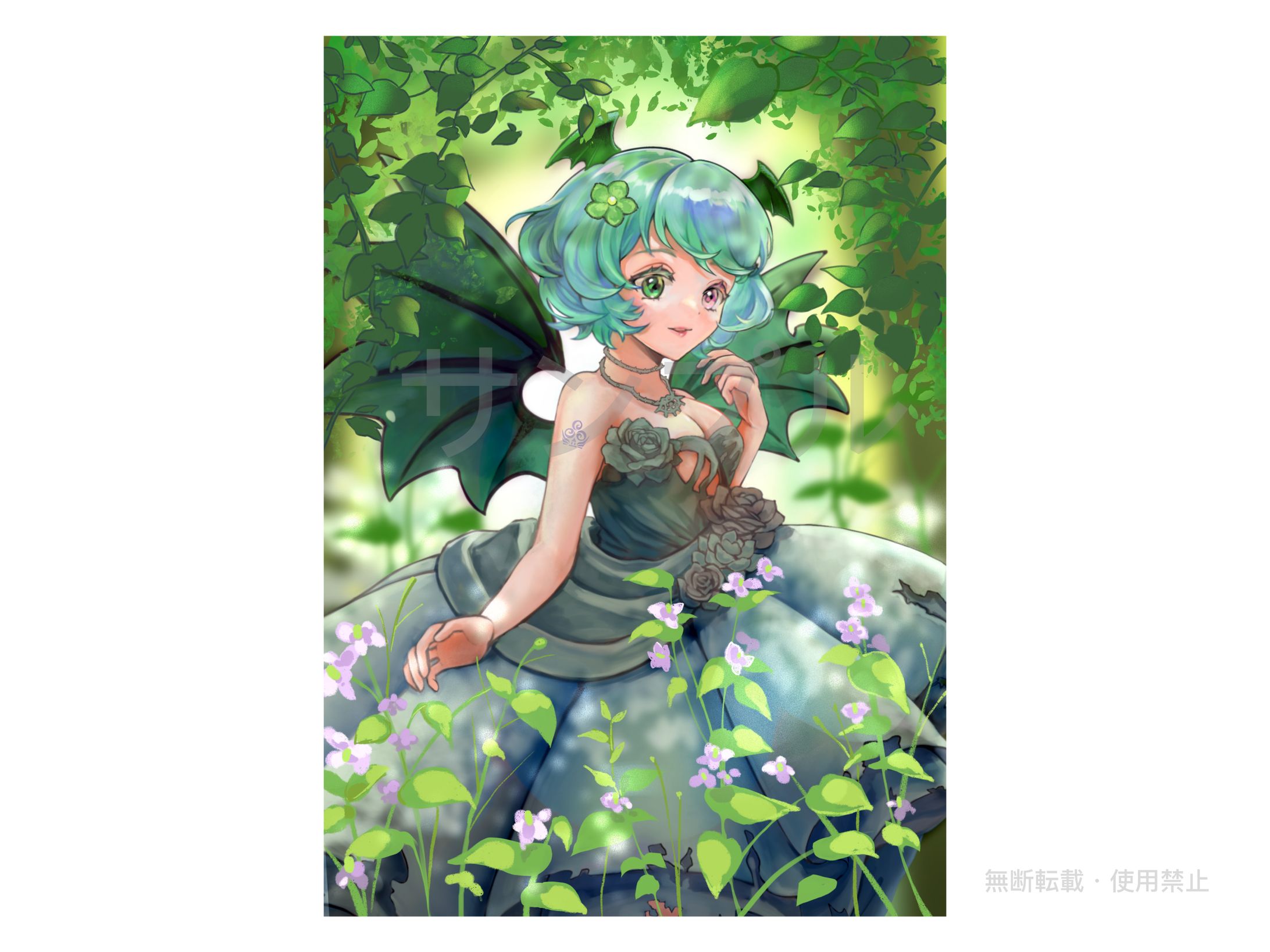 【一枚絵イラスト】　むーむー様　【ご依頼】-1