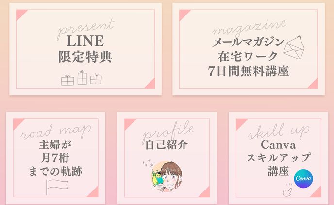 ちまま様リッチメニュー
