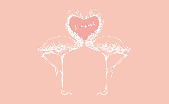 イラスト｜フラミンゴ