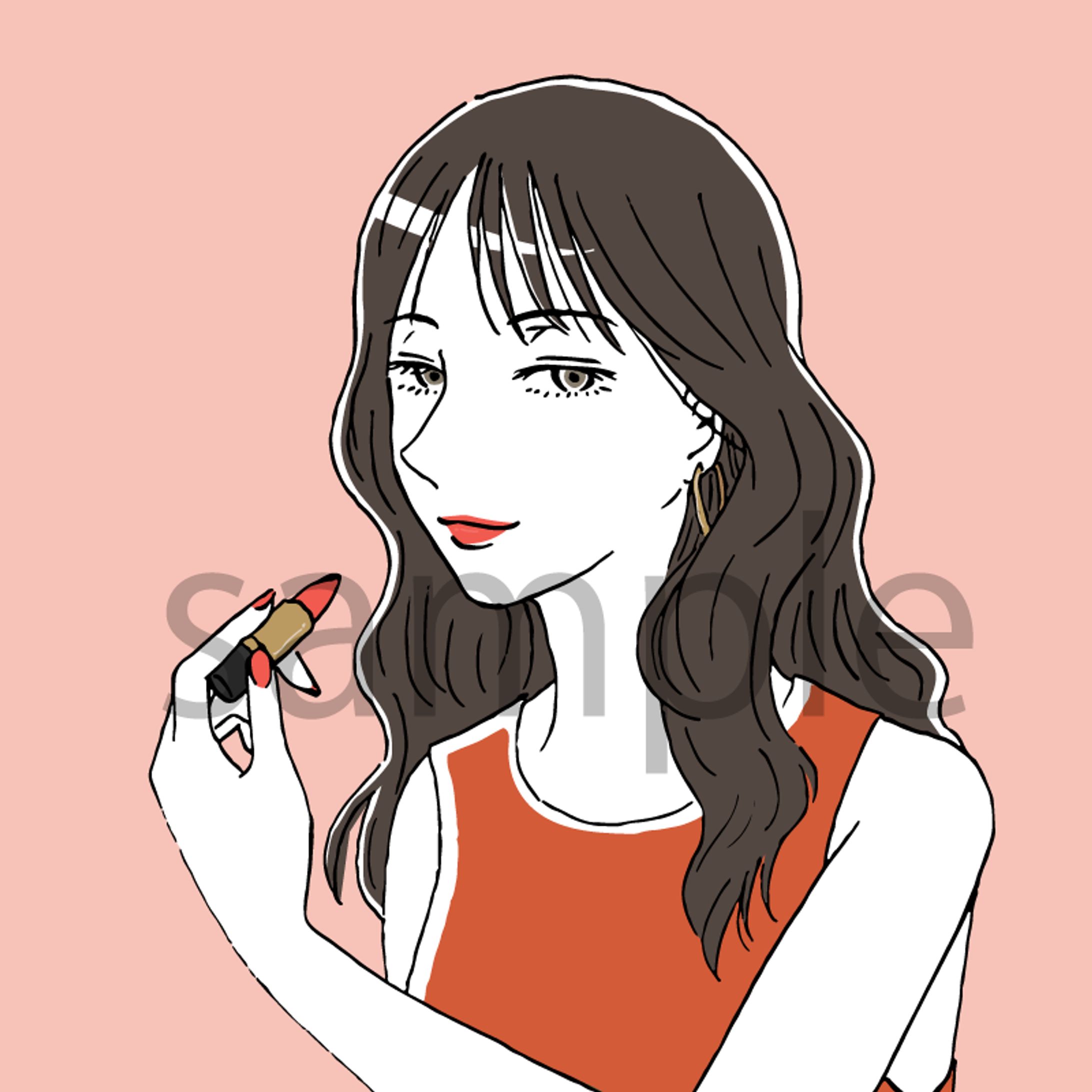 美容SNSアカウント用アイコンの制作-1