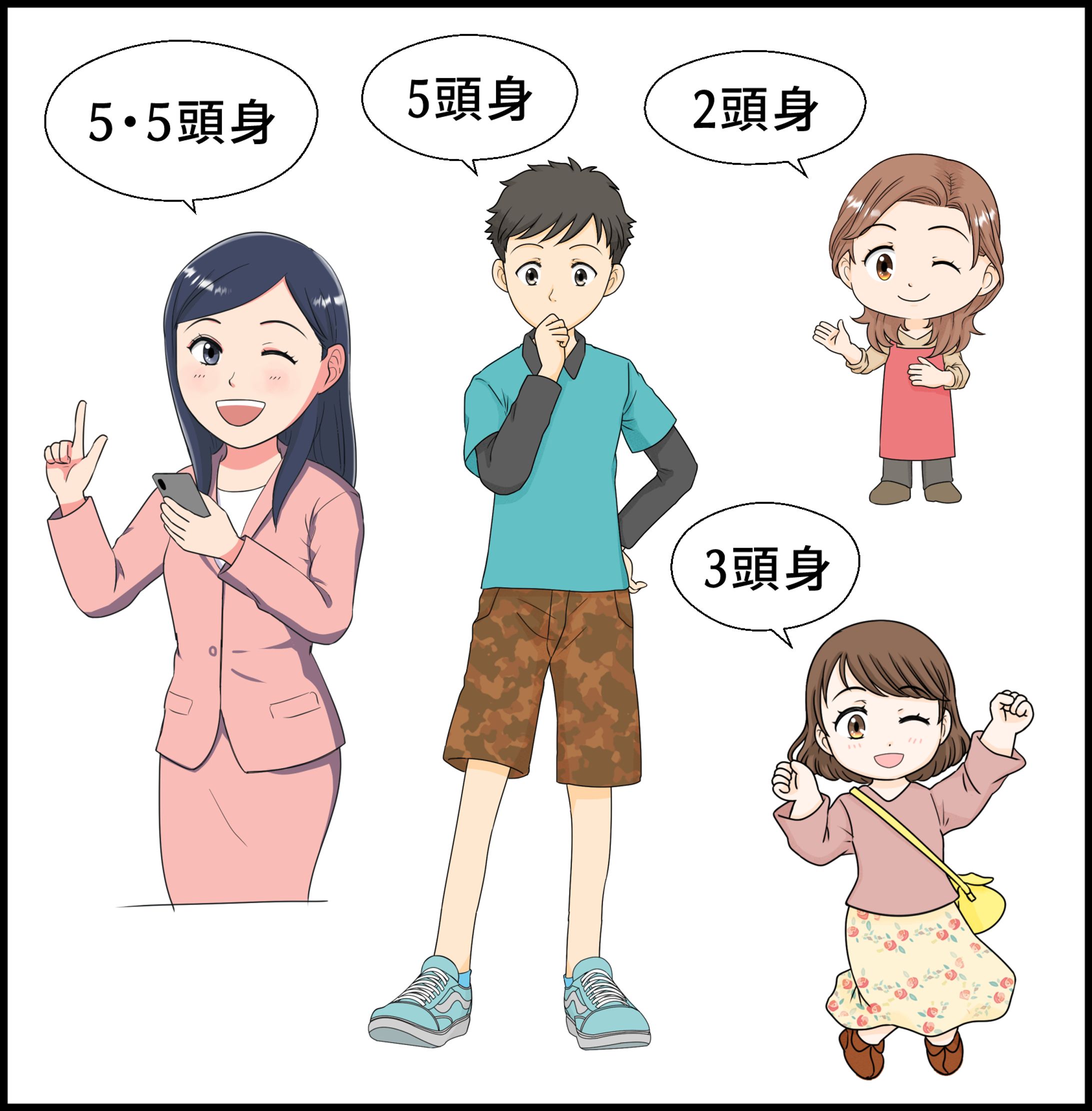 ちびキャラ　エッセイ　ゆる絵-1