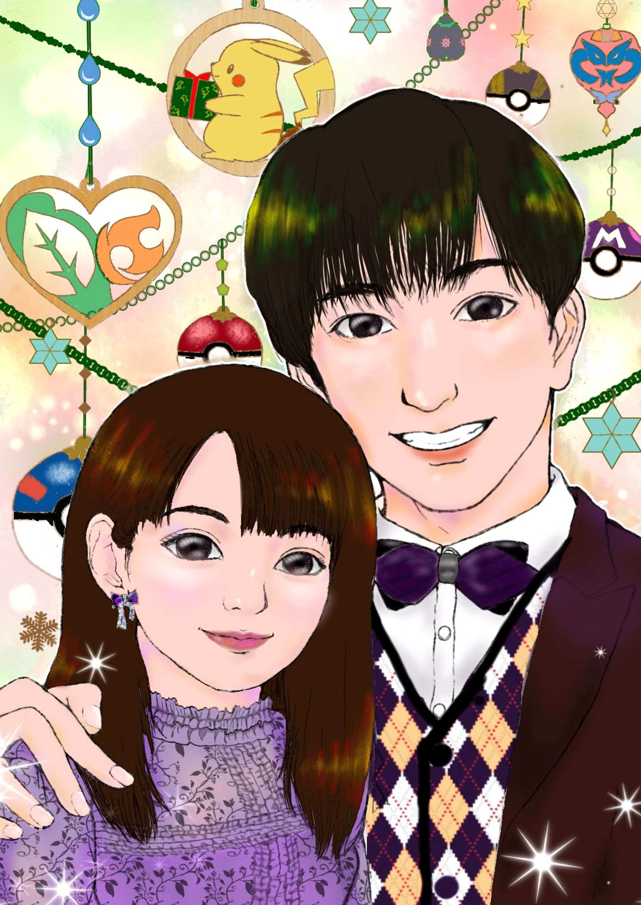 ご依頼イラスト(似顔絵)-1