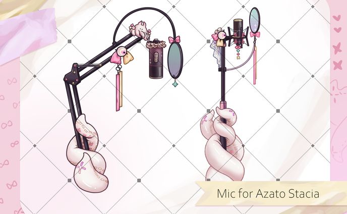 Mic Art Asset for Azato Stacia