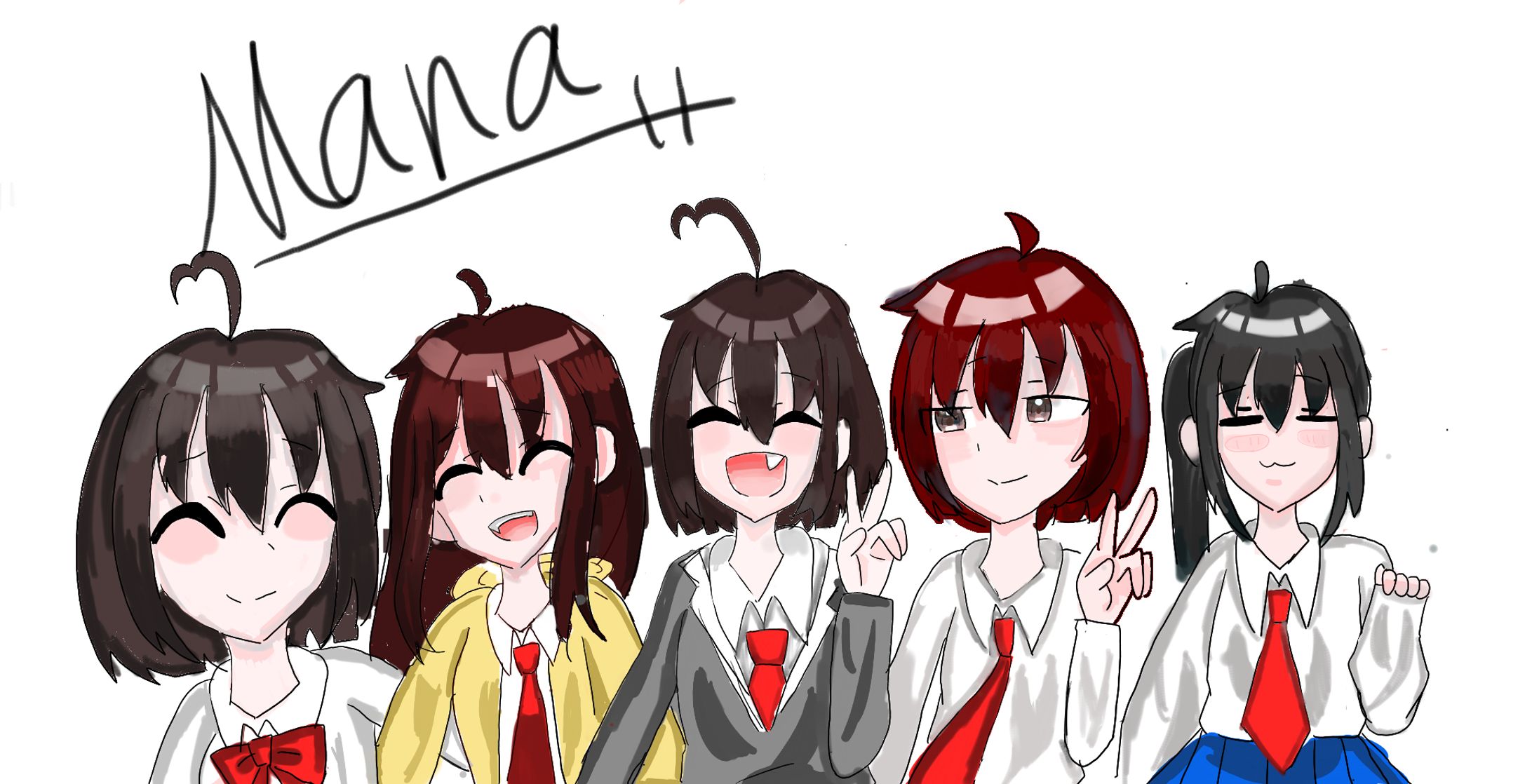 リア友描いた！-1