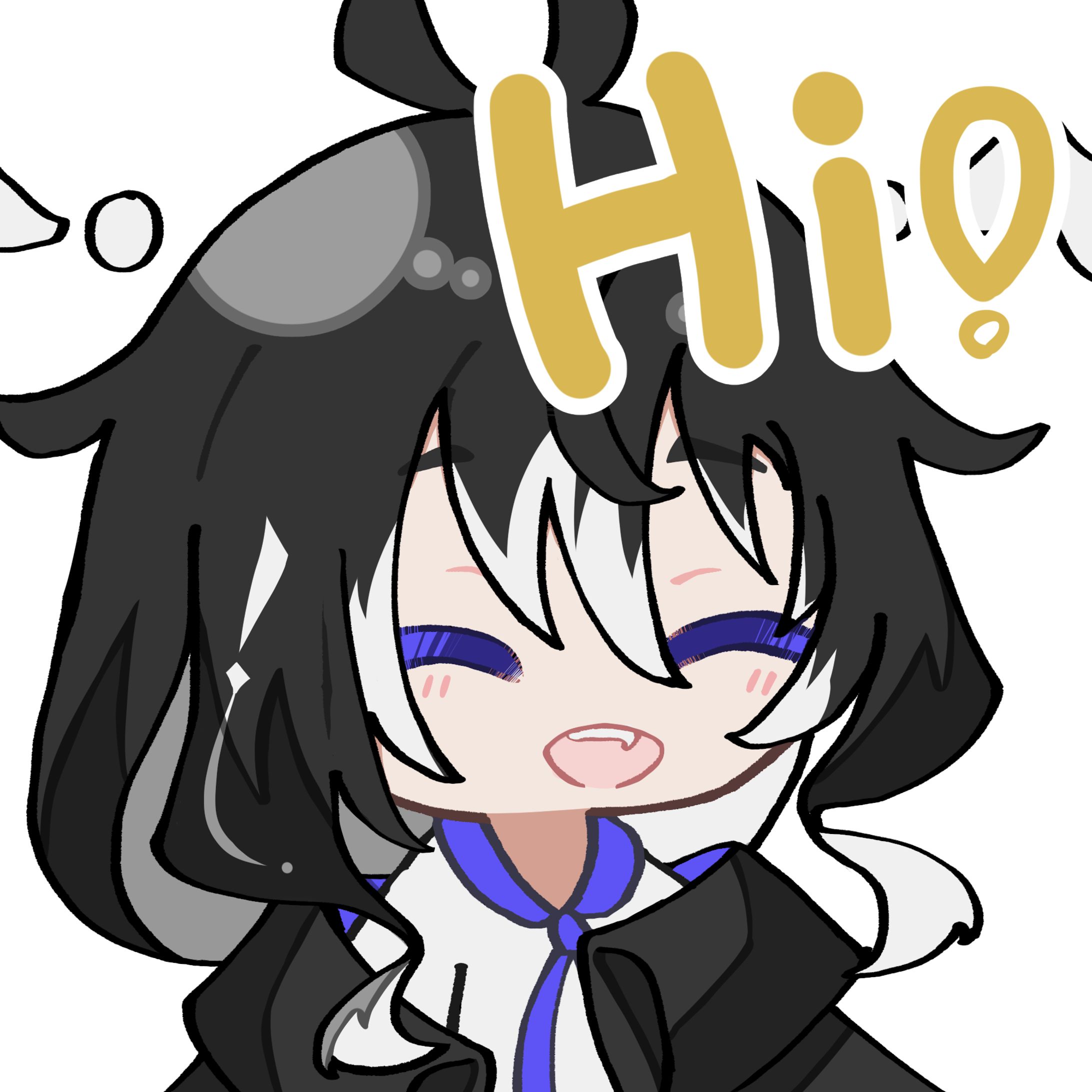 Twitchスタンプ　hi -1