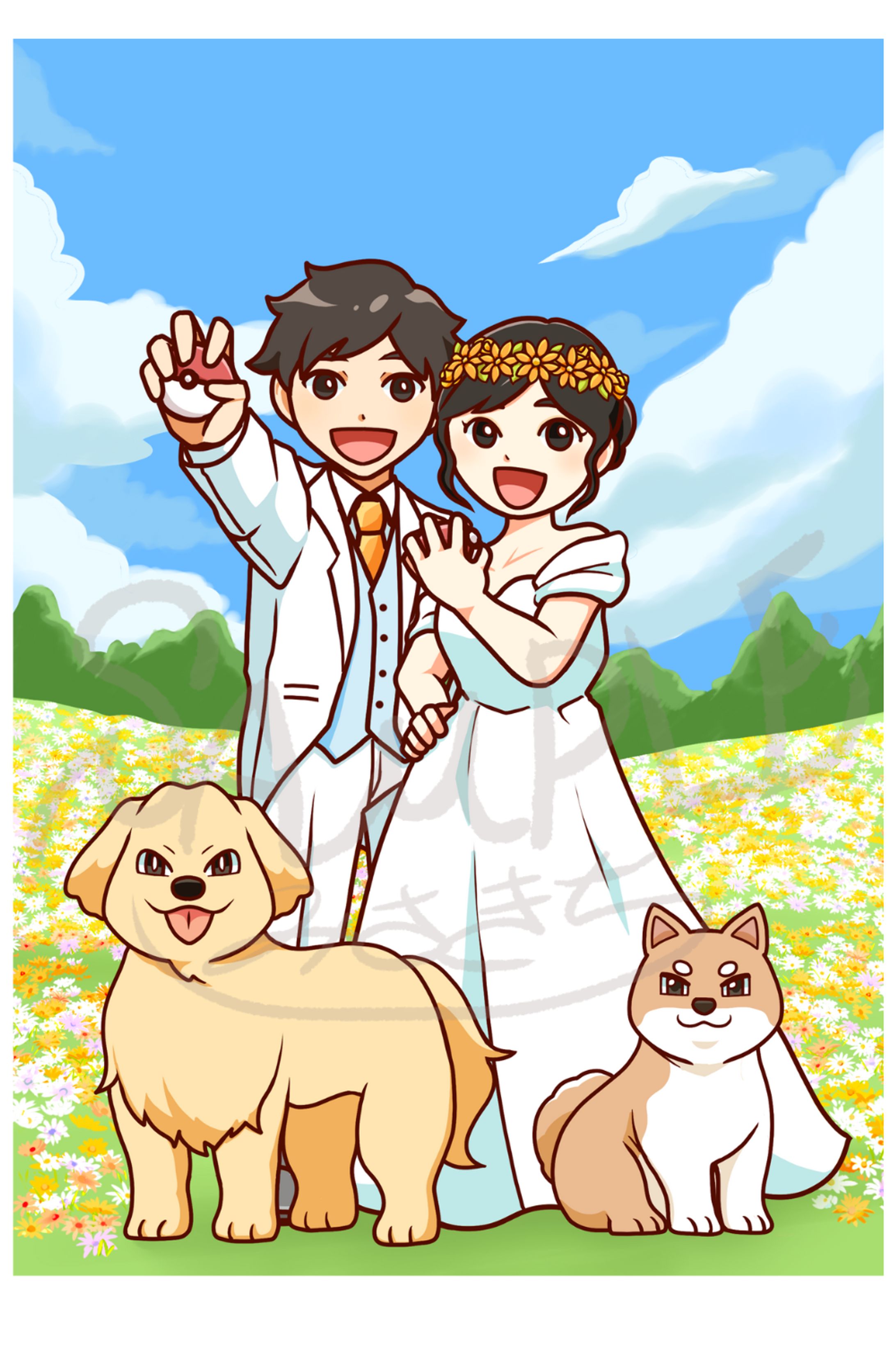 ウェディングイラスト-1