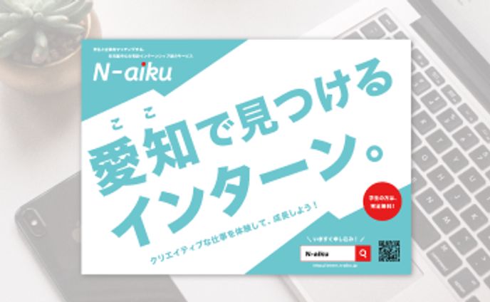 ポスターデザイン（N-aiku様 / コンペ最優秀賞・採用）